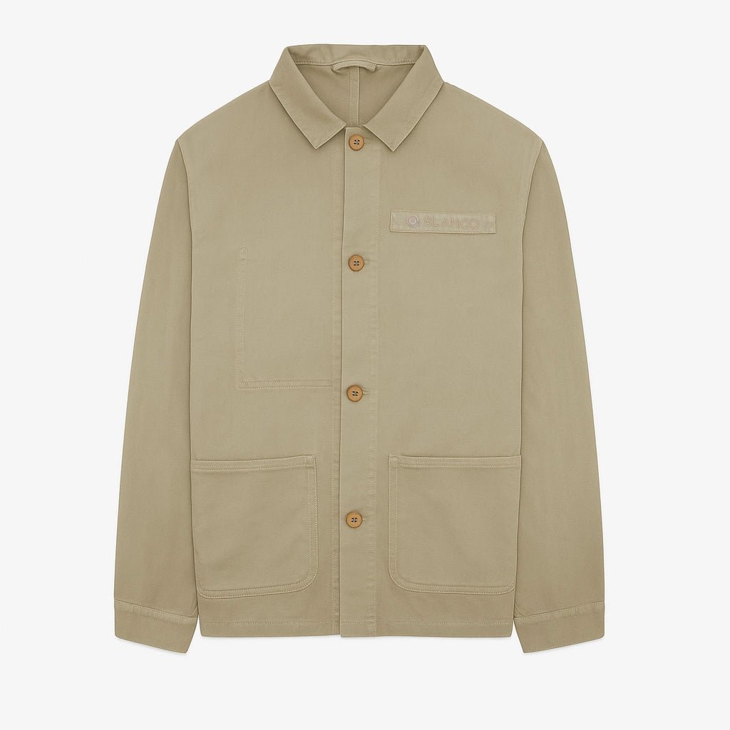 Cotton utility jacket SERGE BLANCO Beige