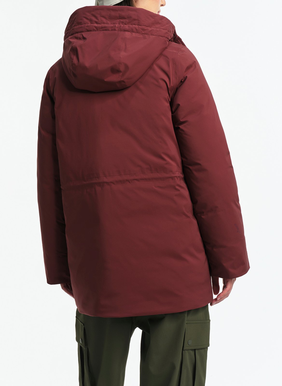 Fishtail lined parka AIGLE Red