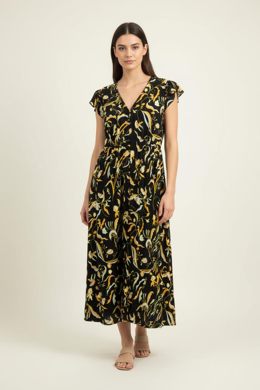 Long dress COMPTOIR DES COTONNIERS - Seconde main Multicolored