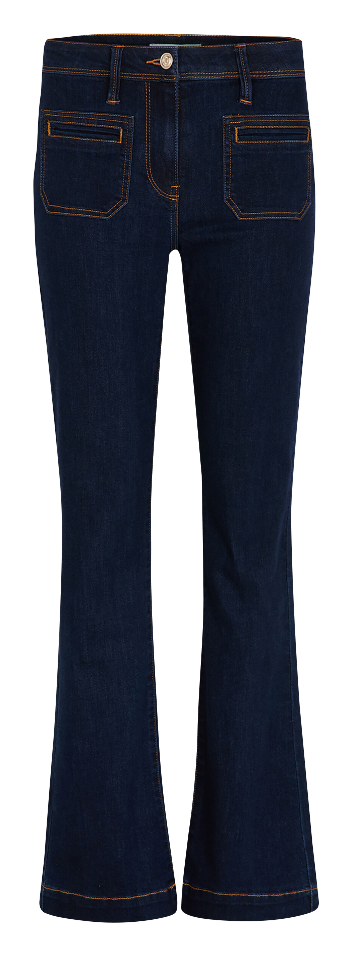 Jean brut bootcut taille mi-haute MORGAN Bleu