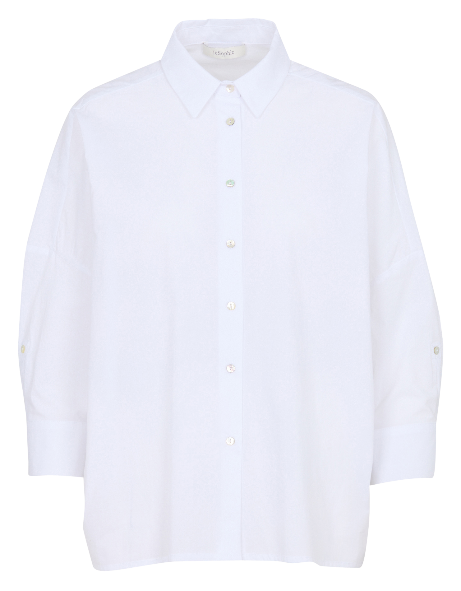 Oversized cotton shirt with classic collar JC SOPHIE