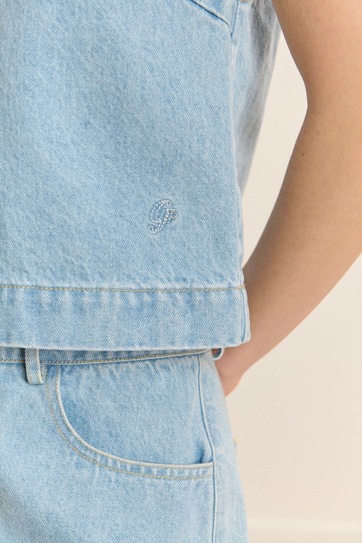 Cesar top GARANCE PARIS Blue