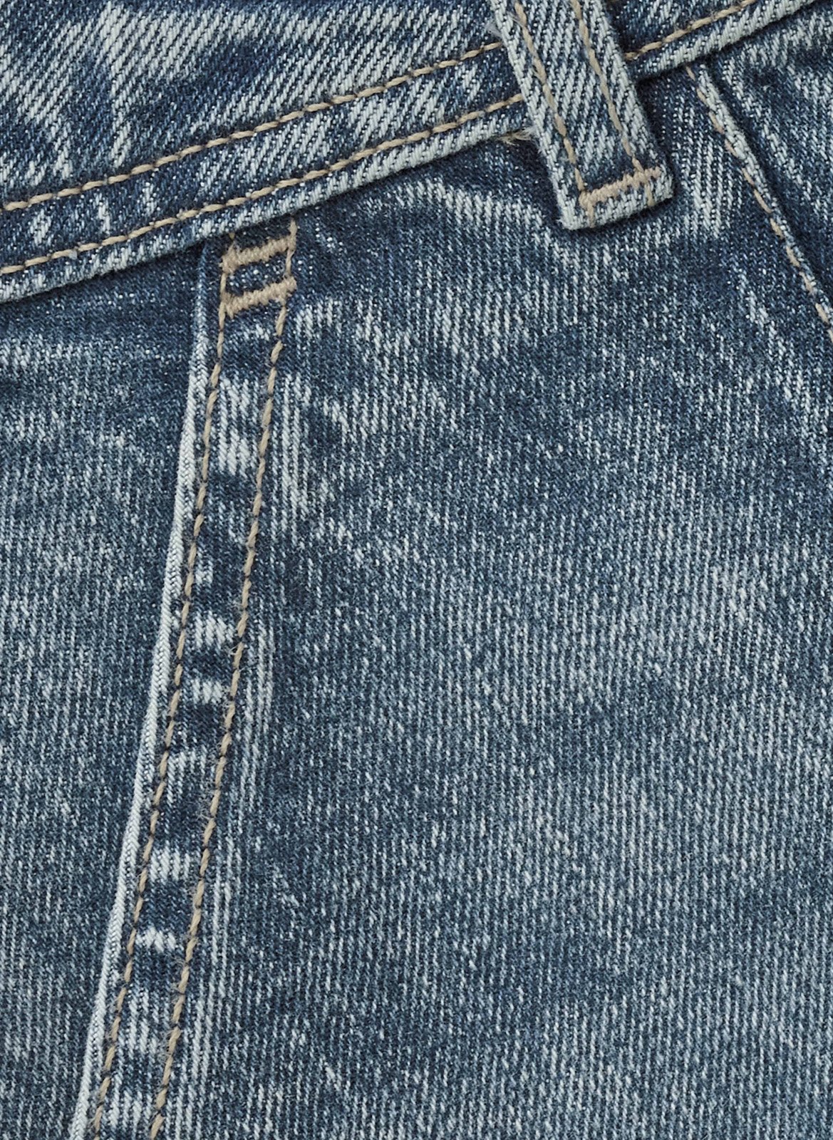 Jean droit en coton mélangé BA&SH Bleu