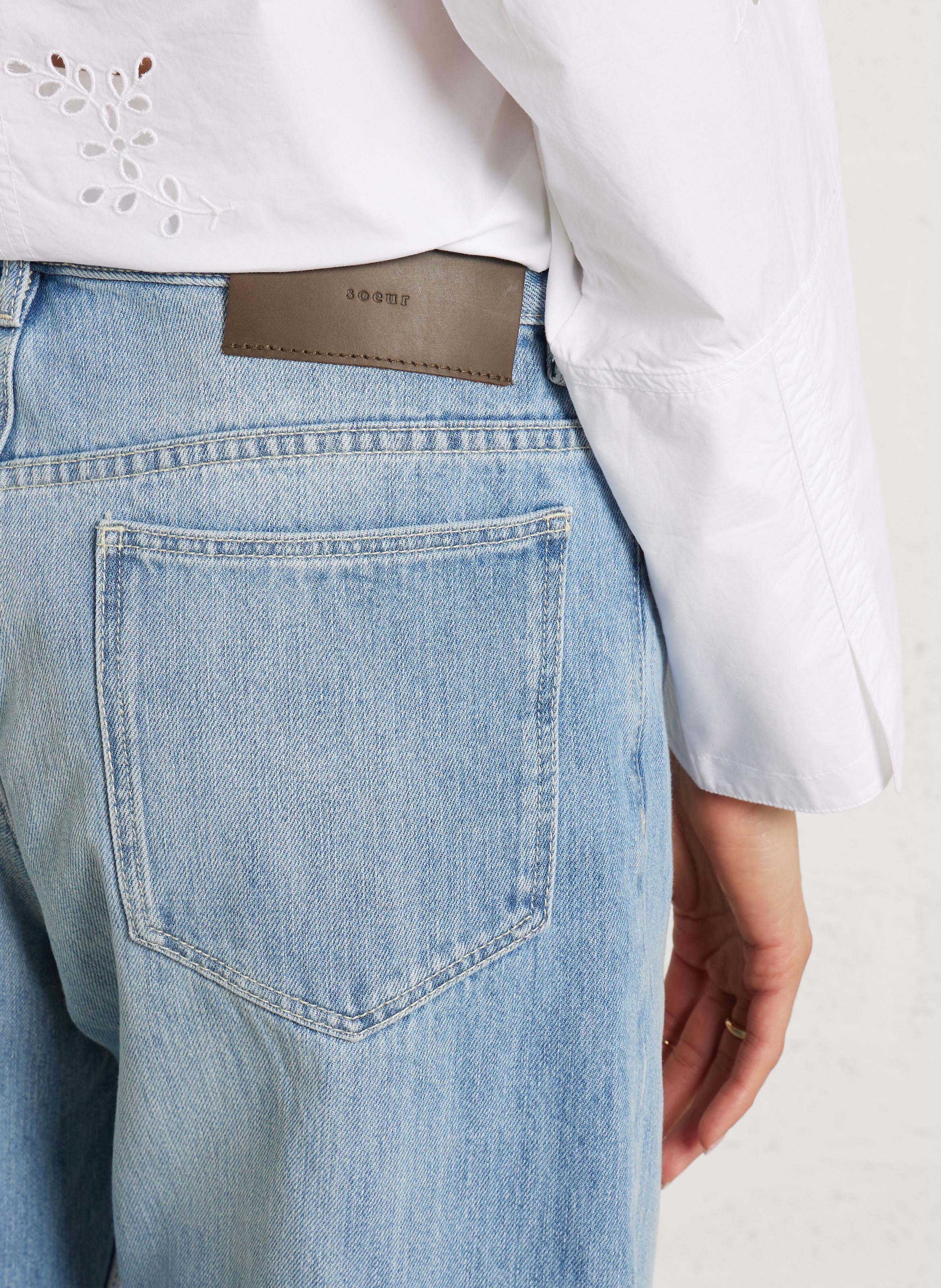 Jean droit  SOEUR Bleu