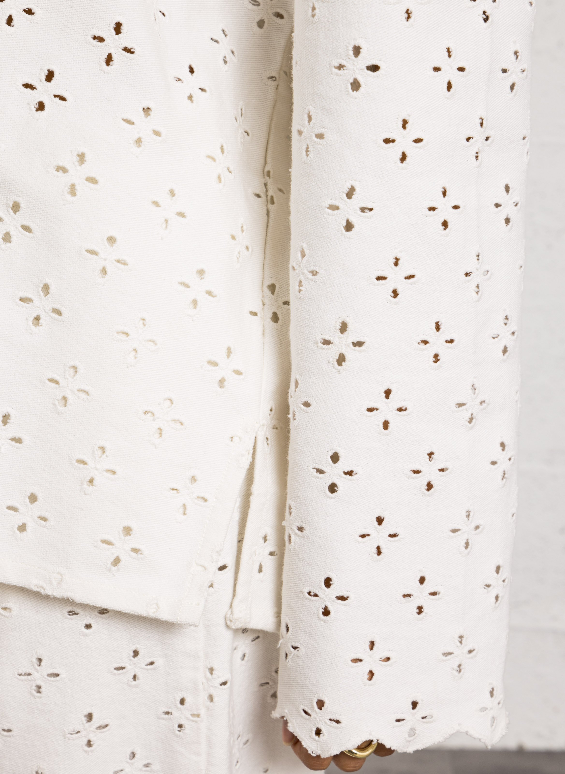 Blouse col classique en coton THE NEW SOCIETY Blanc