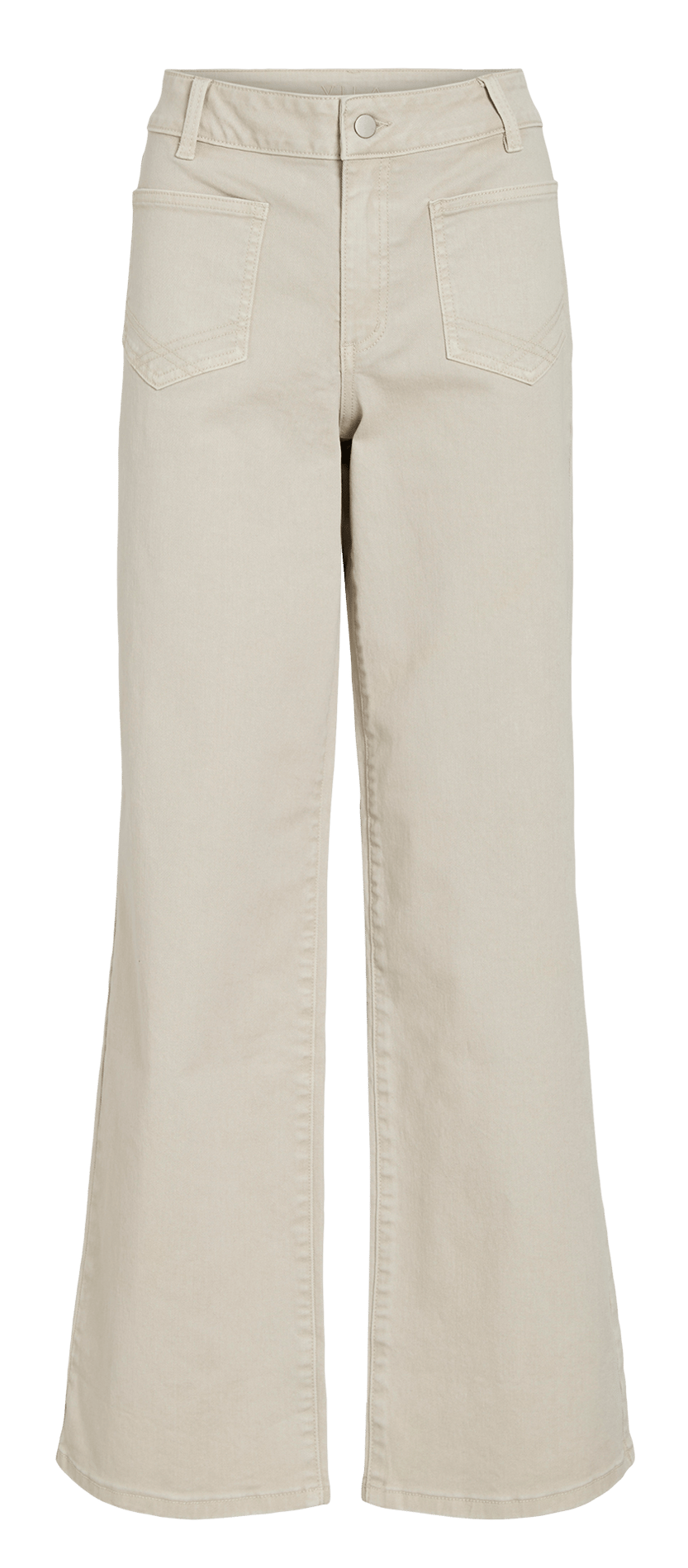 Flared Jeans aus Baumwoll-Mix VILA Grau