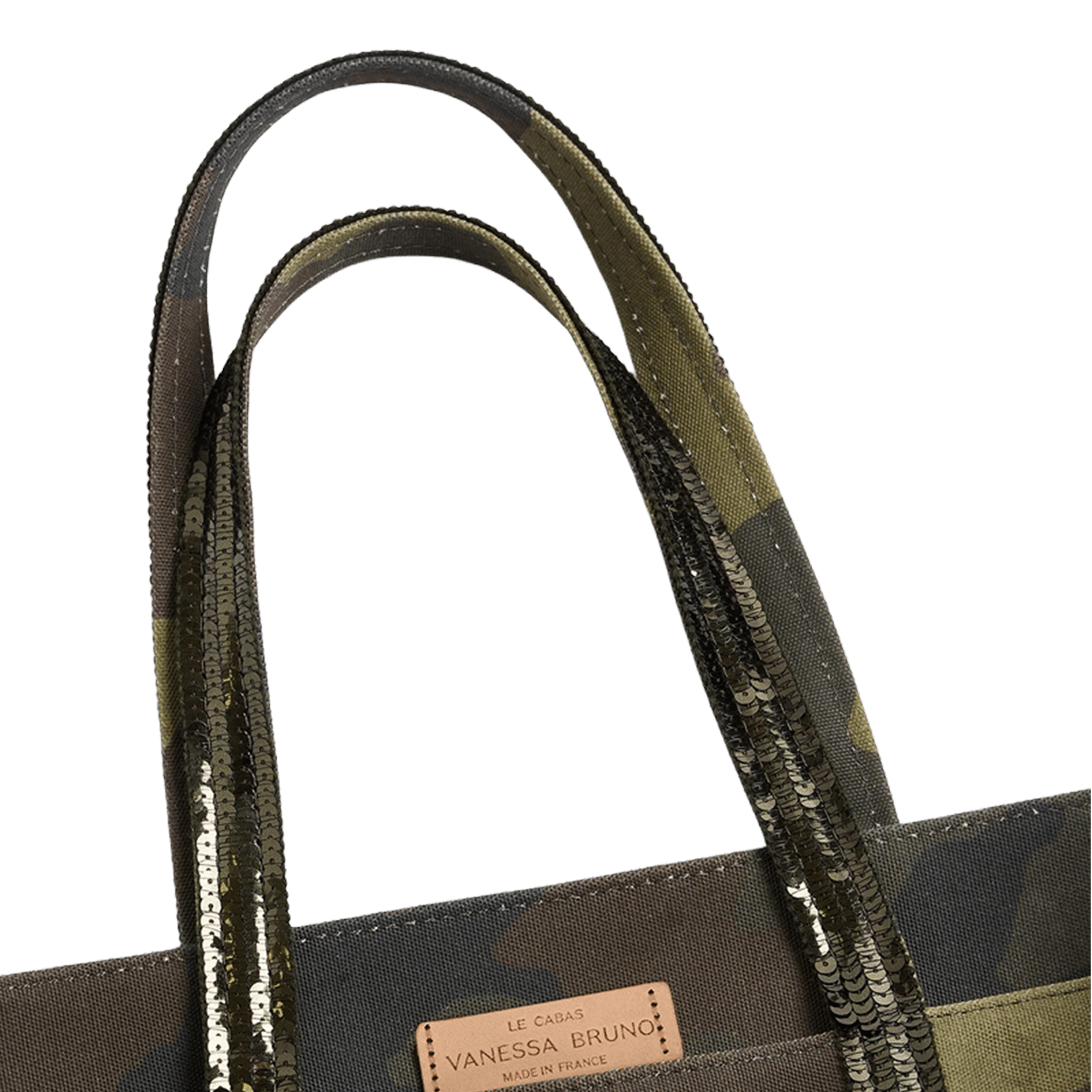 Tasche L aus Militär-Baumwoll-Canvas VANESSA BRUNO Grun