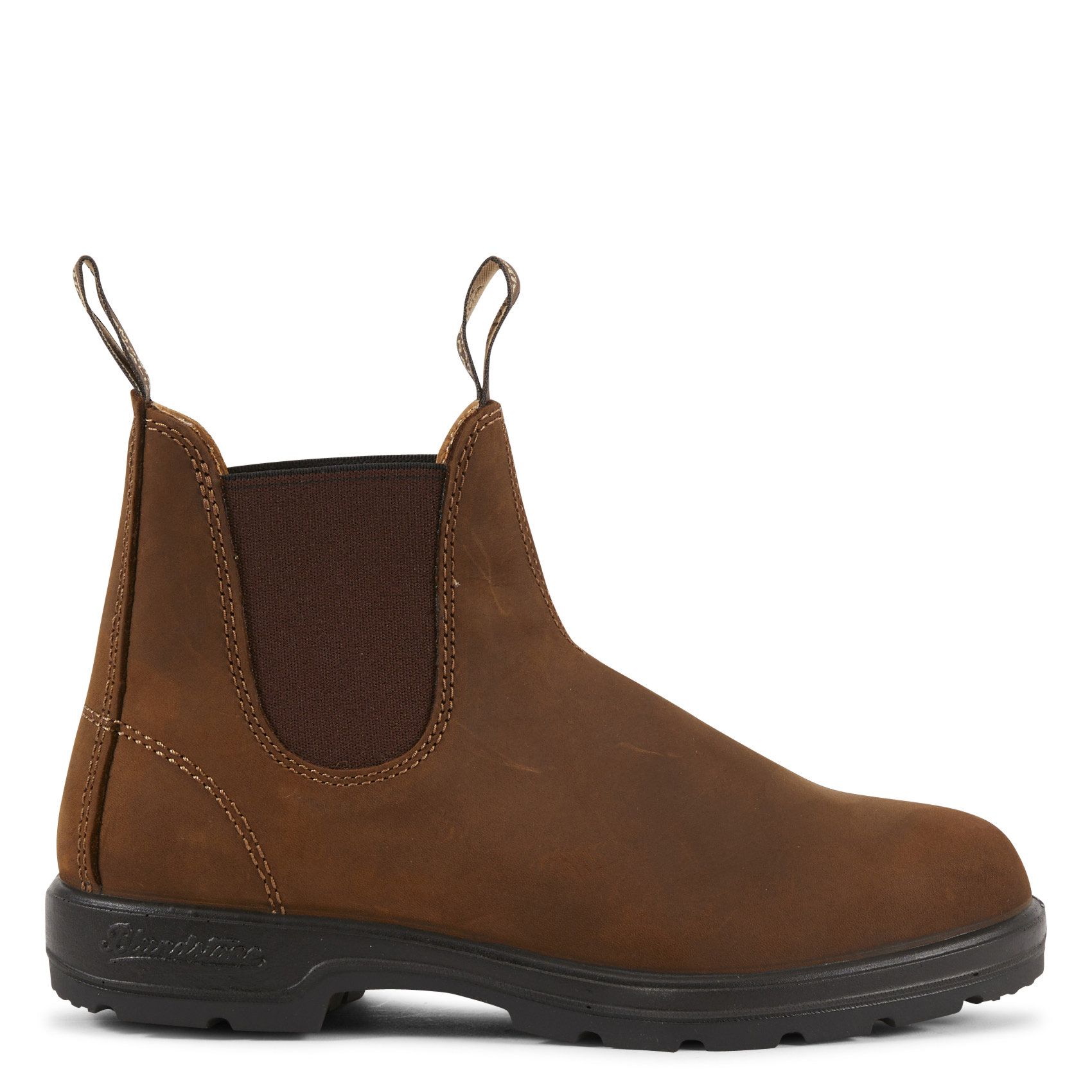 Enkellaarzen van gemengd leer BLUNDSTONE Bruin