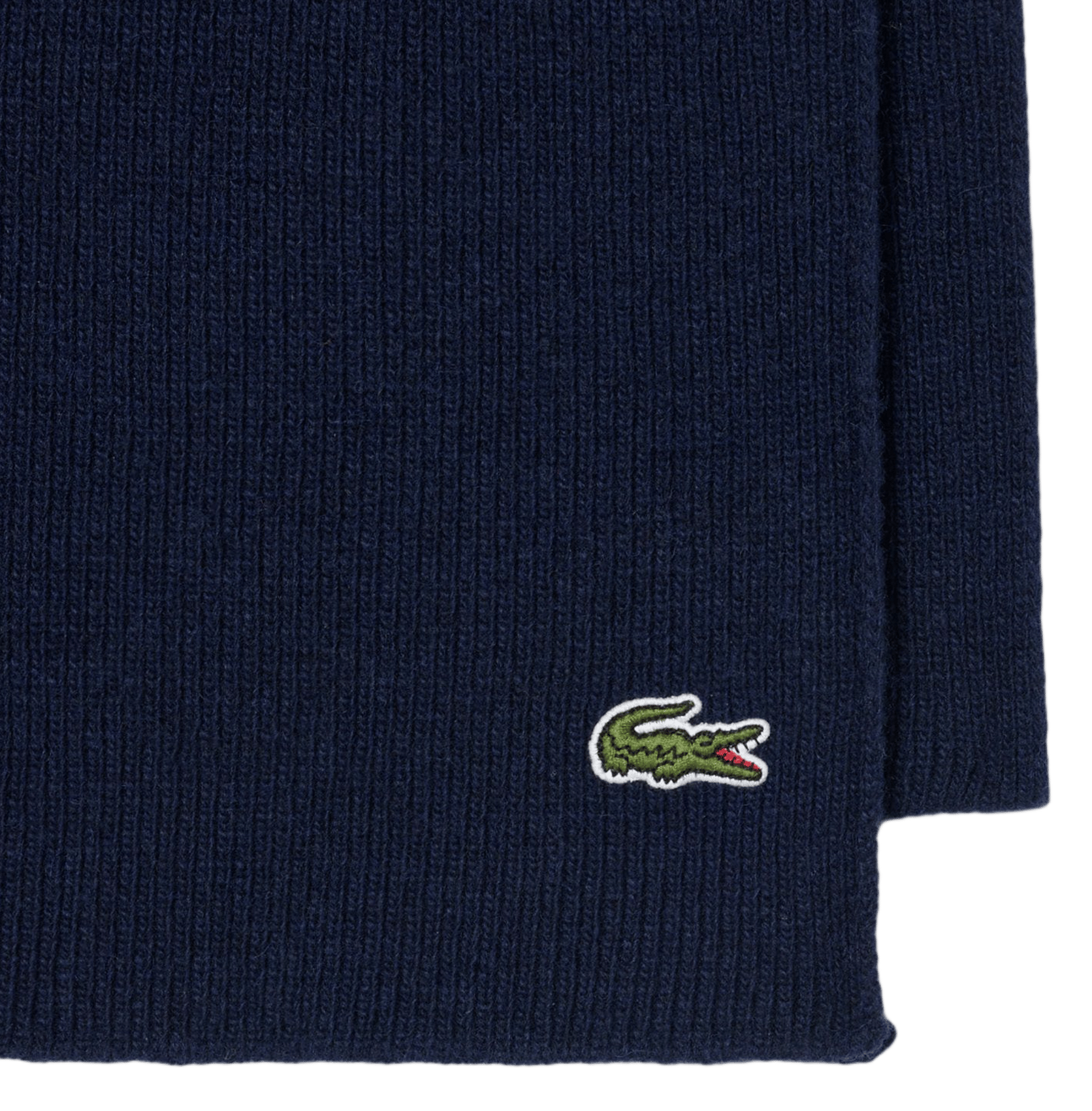 Set bonnet et écharpe en laine mélangée LACOSTE Bleu