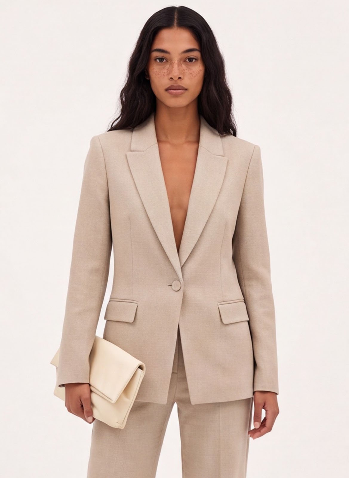 Fitted jacket with tailored collar KOOKAI