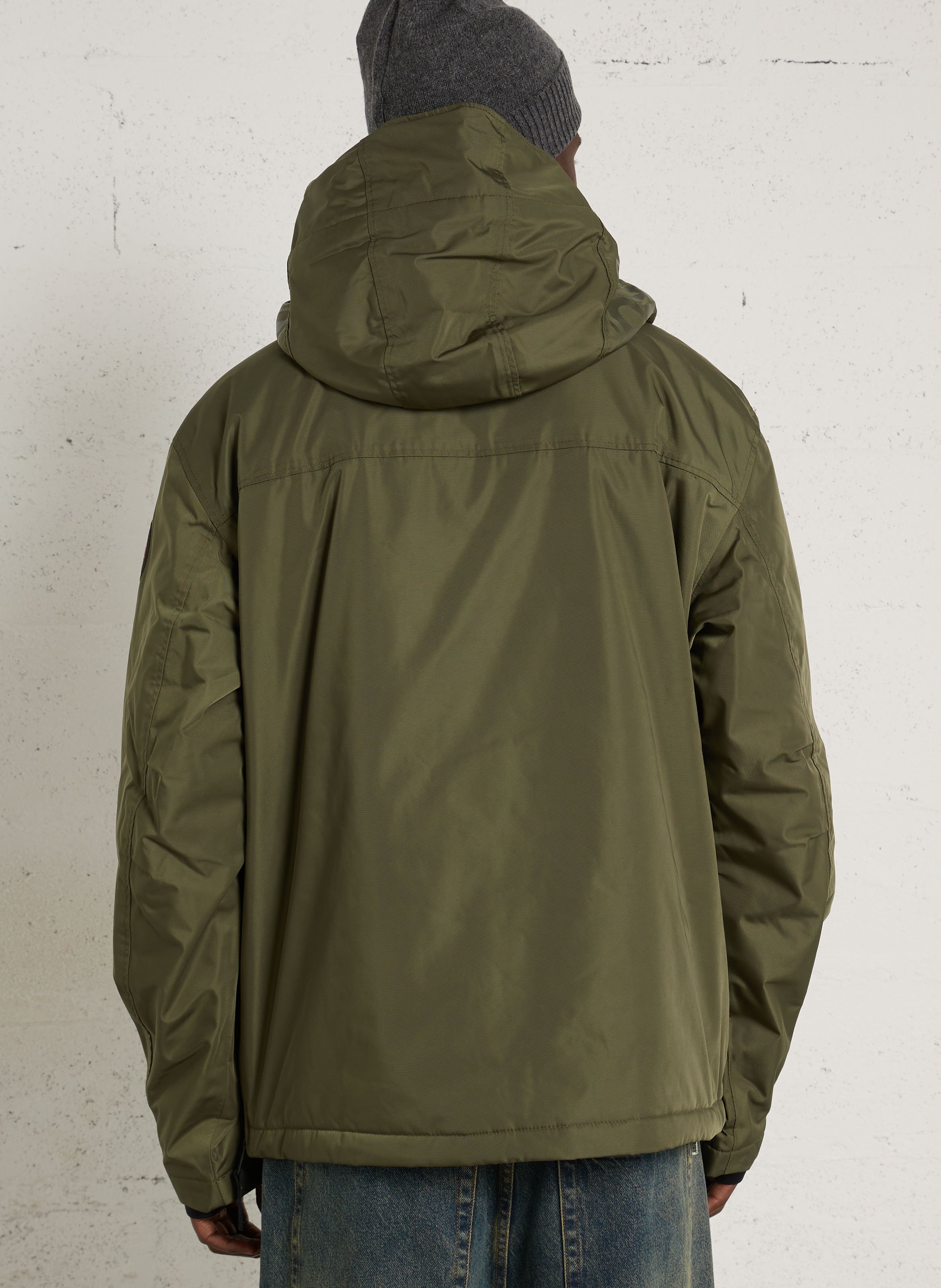 High-neck jacket NAPAPIJRI Green