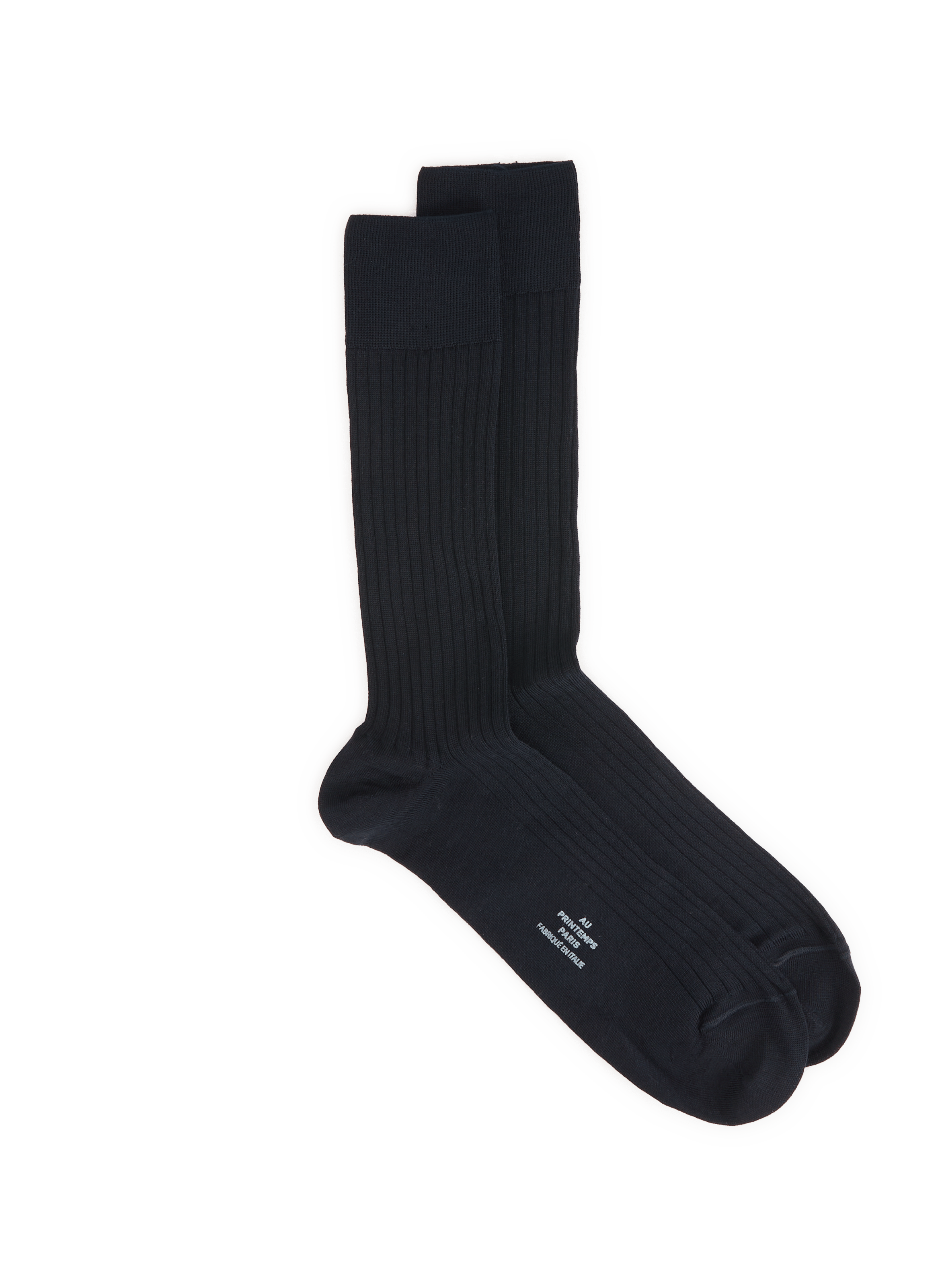 Ribbed knee-high socks in a merino wool blend AU PRINTEMPS PARIS