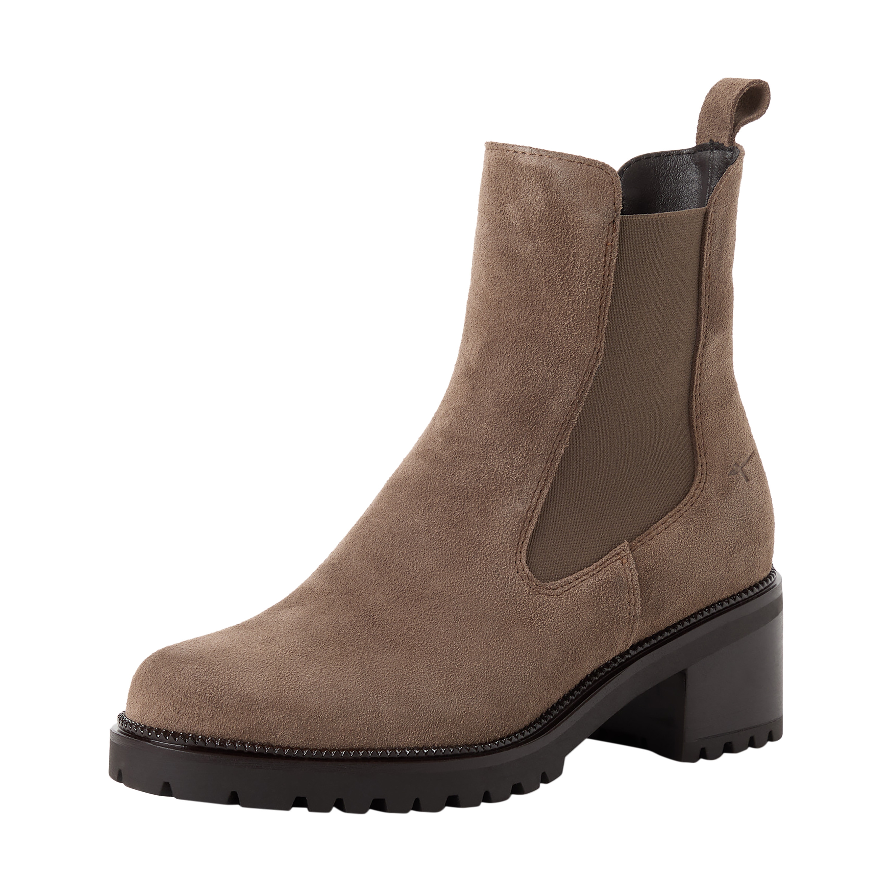 Leather ankle boot | Brown TAMARIS Women
