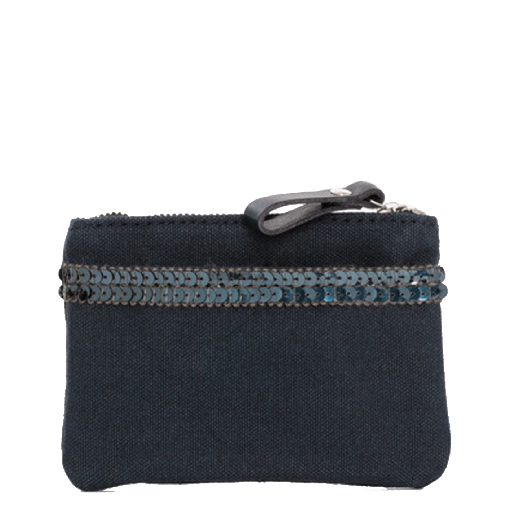 Porte-monnaie à sequins en coton VANESSA BRUNO