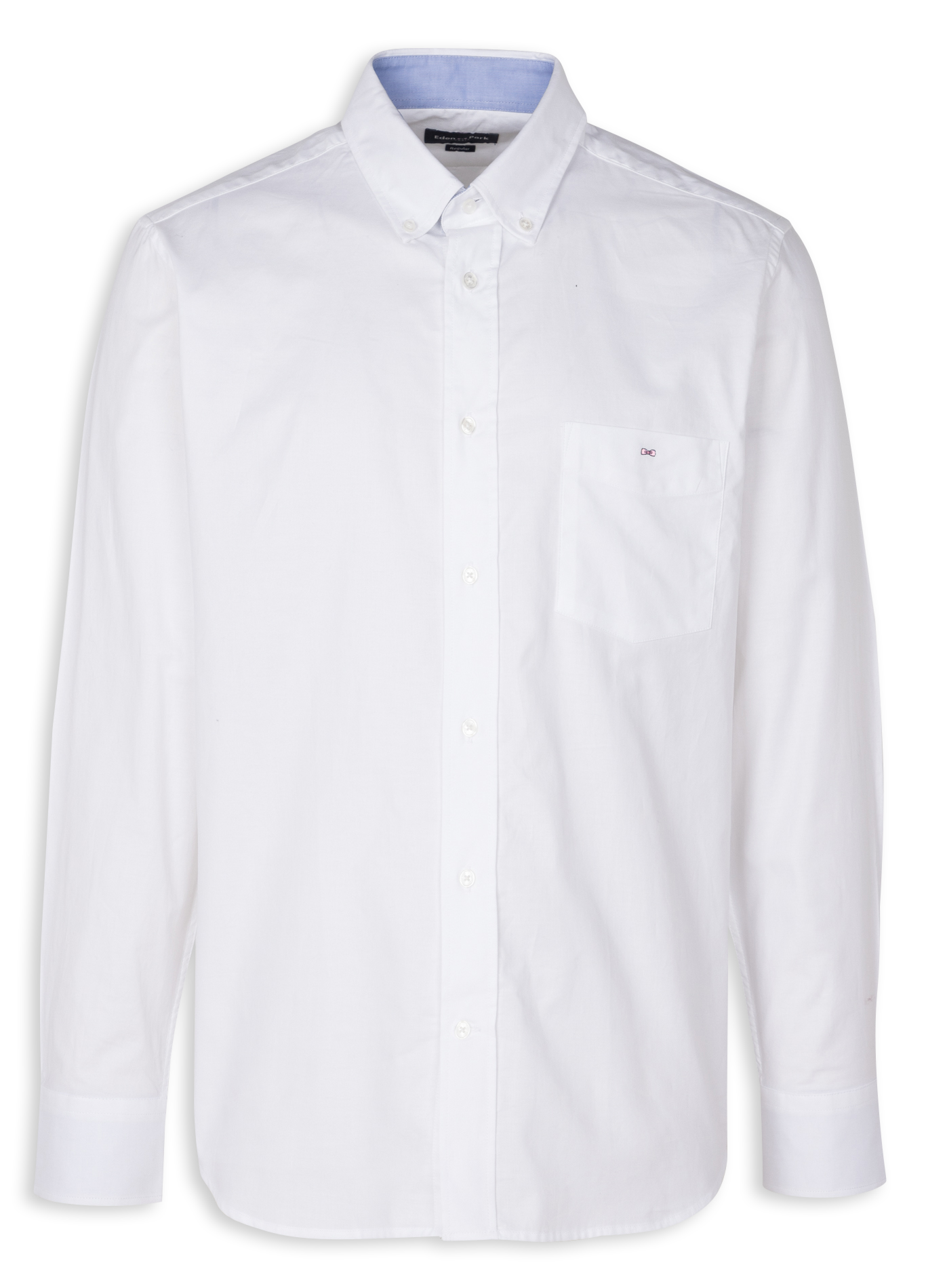Chemise droite col classique en coton EDEN PARK