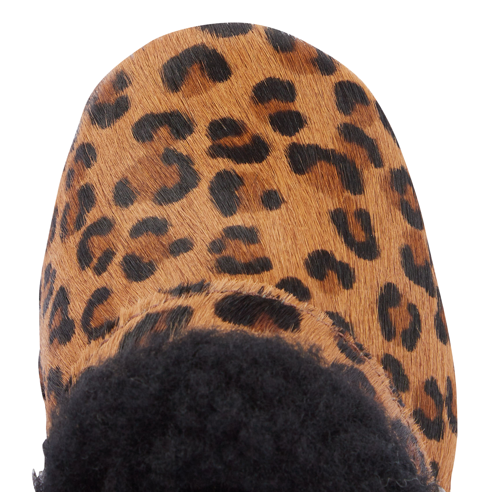 Veloursleder-Clogs Mehrfarbig