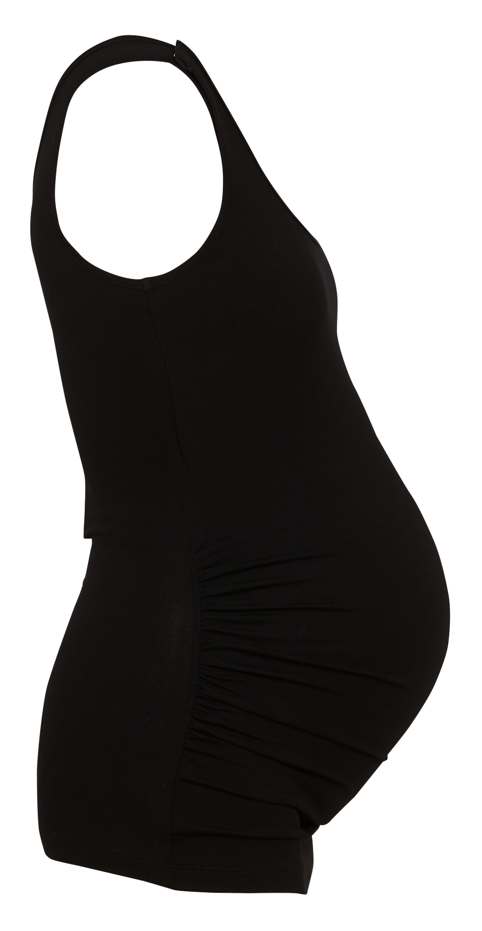 Lot de 2 tee-shirts à bretelles avec fronces ultra-stretch SERAPHINE Noir