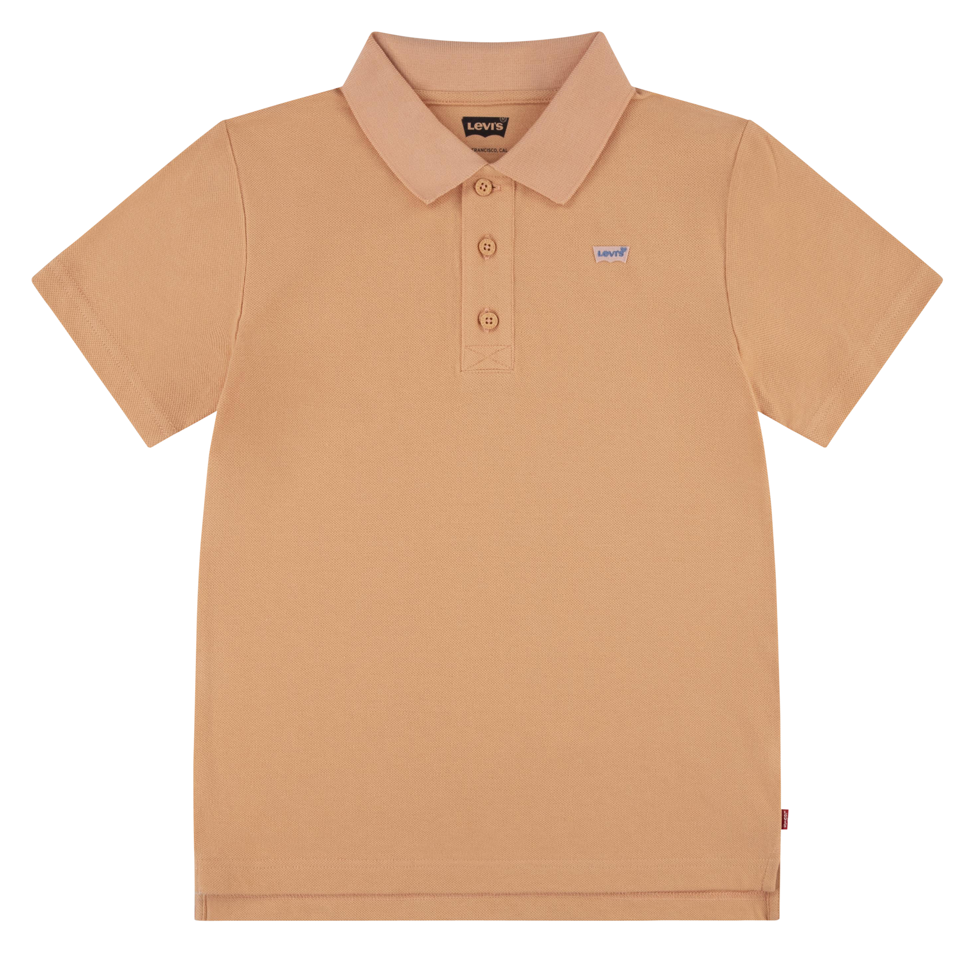 Polo fit col classique en coton mélangé LEVI'S KIDS Marron