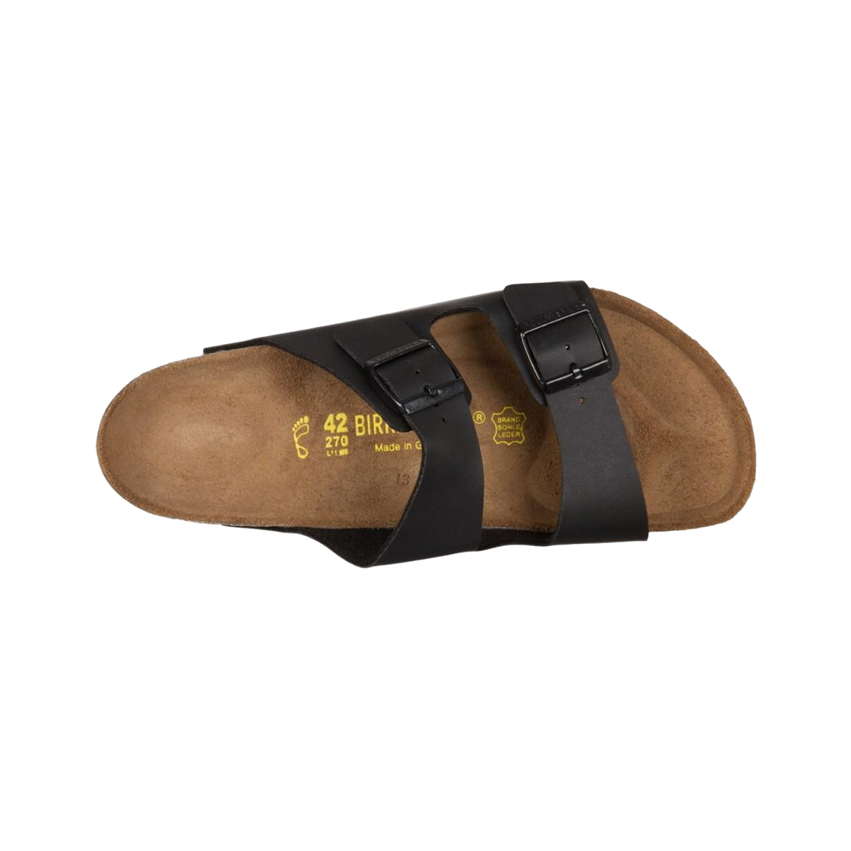 Faux leather sandals BIRKENSTOCK Black