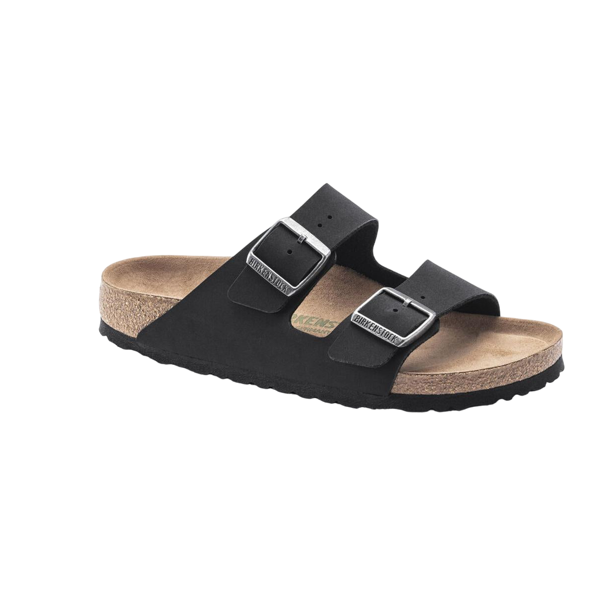 Faux leather sandals BIRKENSTOCK Black