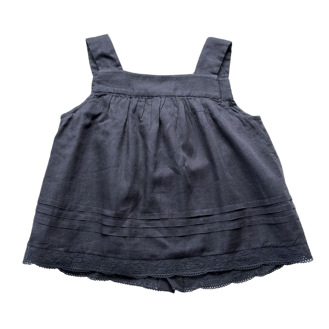 Grey child's blouse - 4 years BONPOINT - Seconde Main Grey