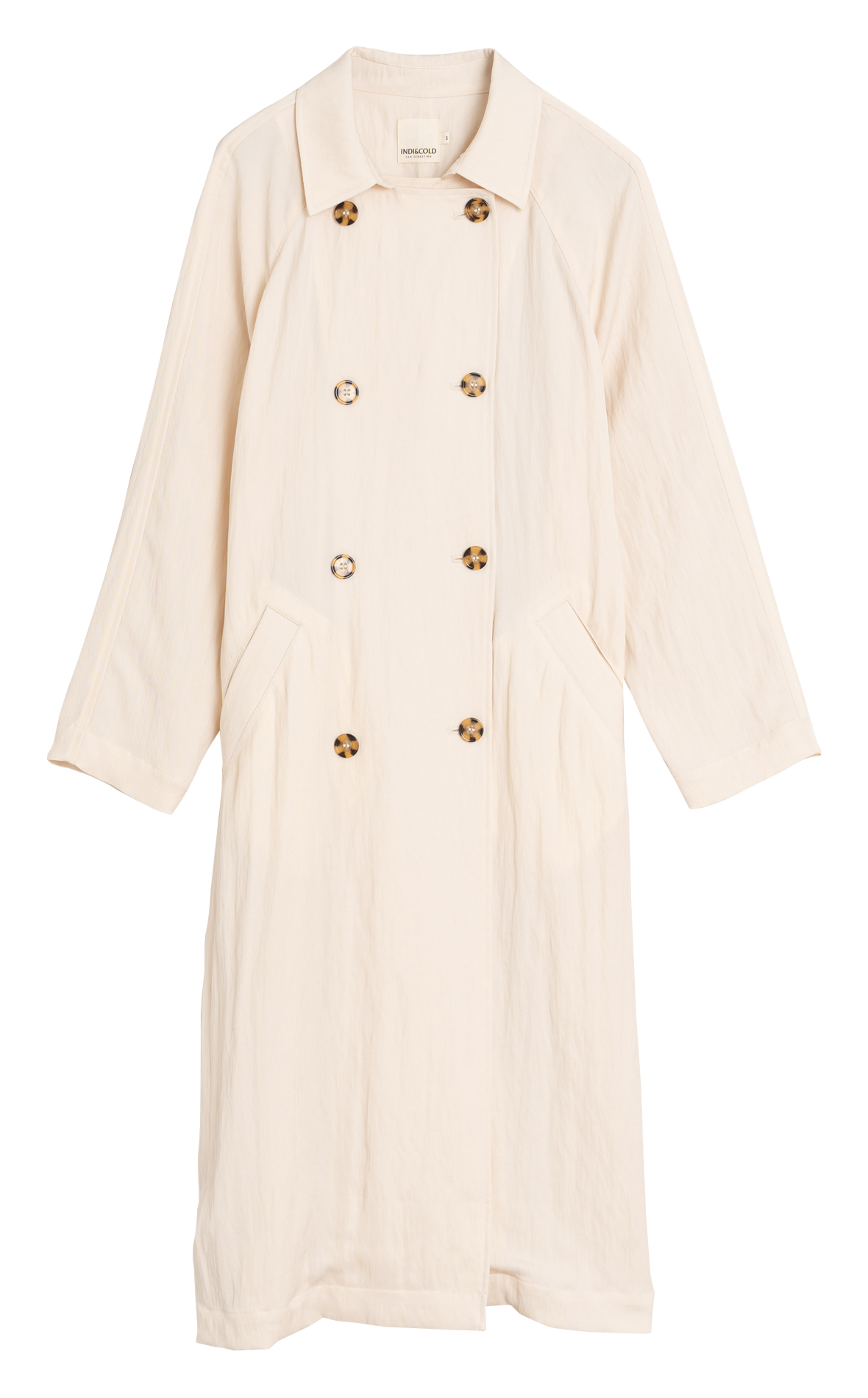 Oversized trench coat Silver