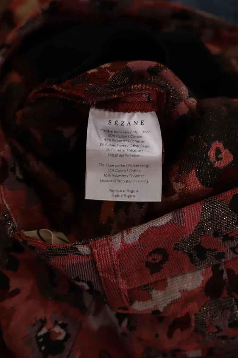 Slim-fit cotton cargo pants SEZANE - Seconde main Pink