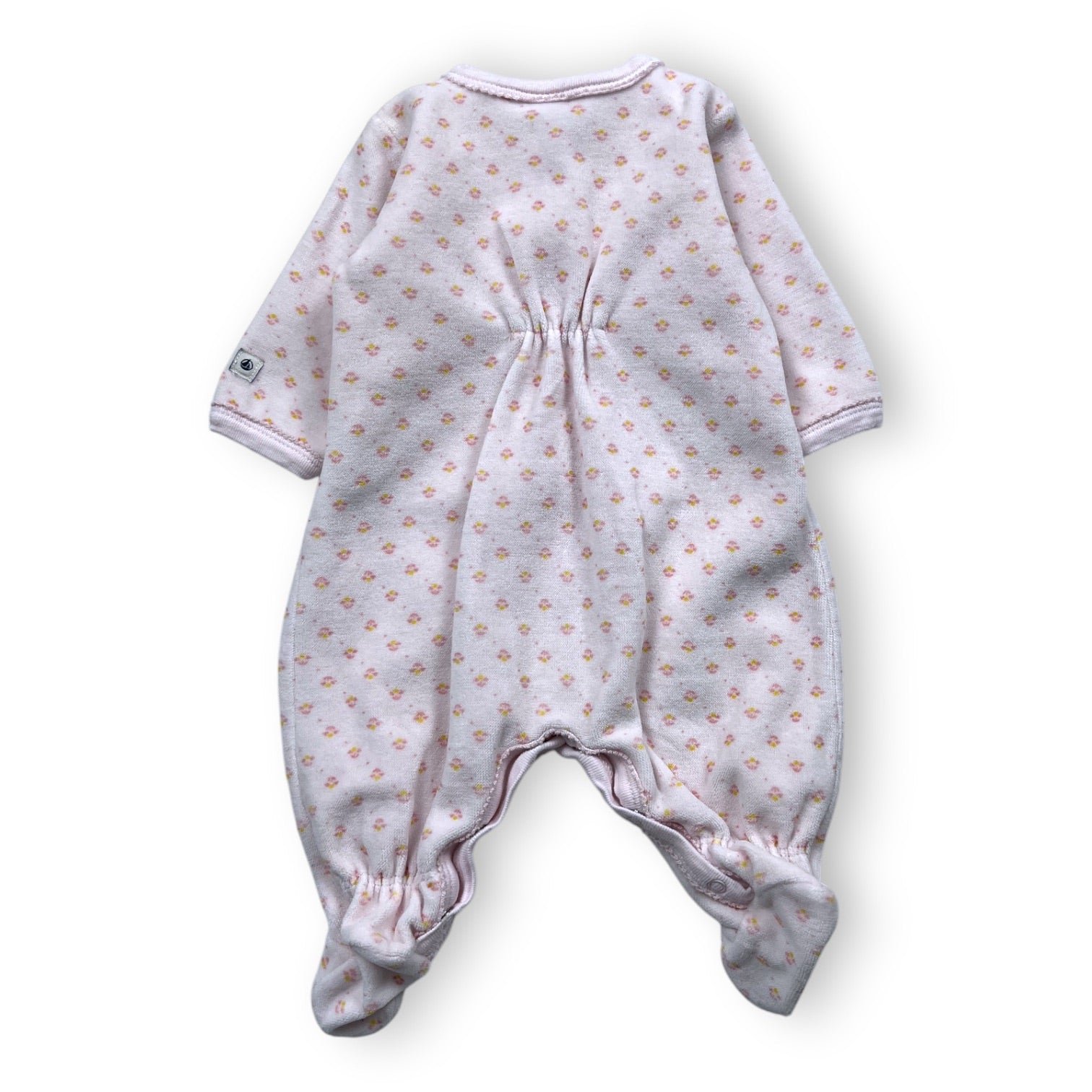 Pink baby pajamas - 1 month PETIT BATEAU - Seconde Main Pink