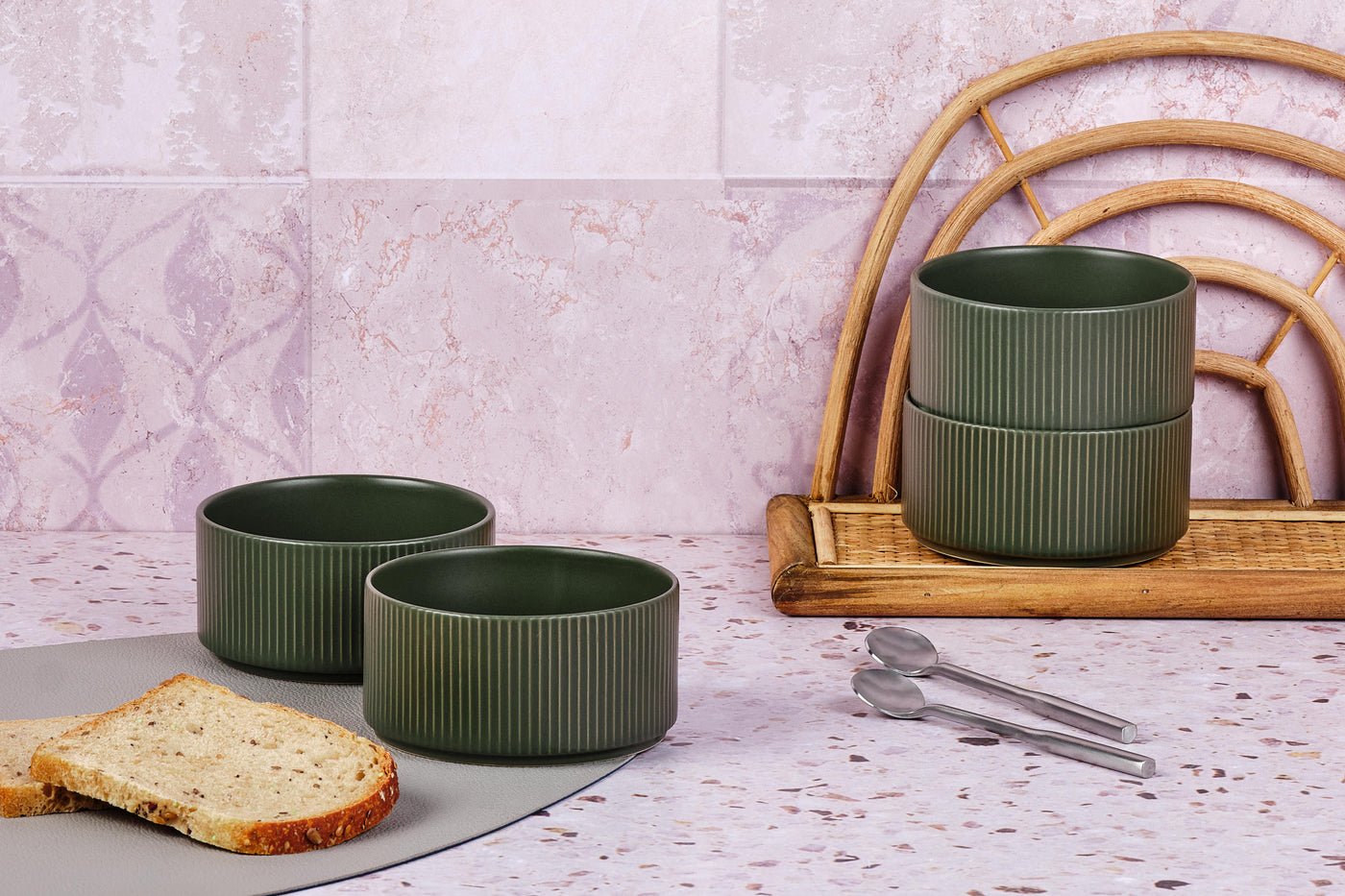 Scandi scarf BJORN Green