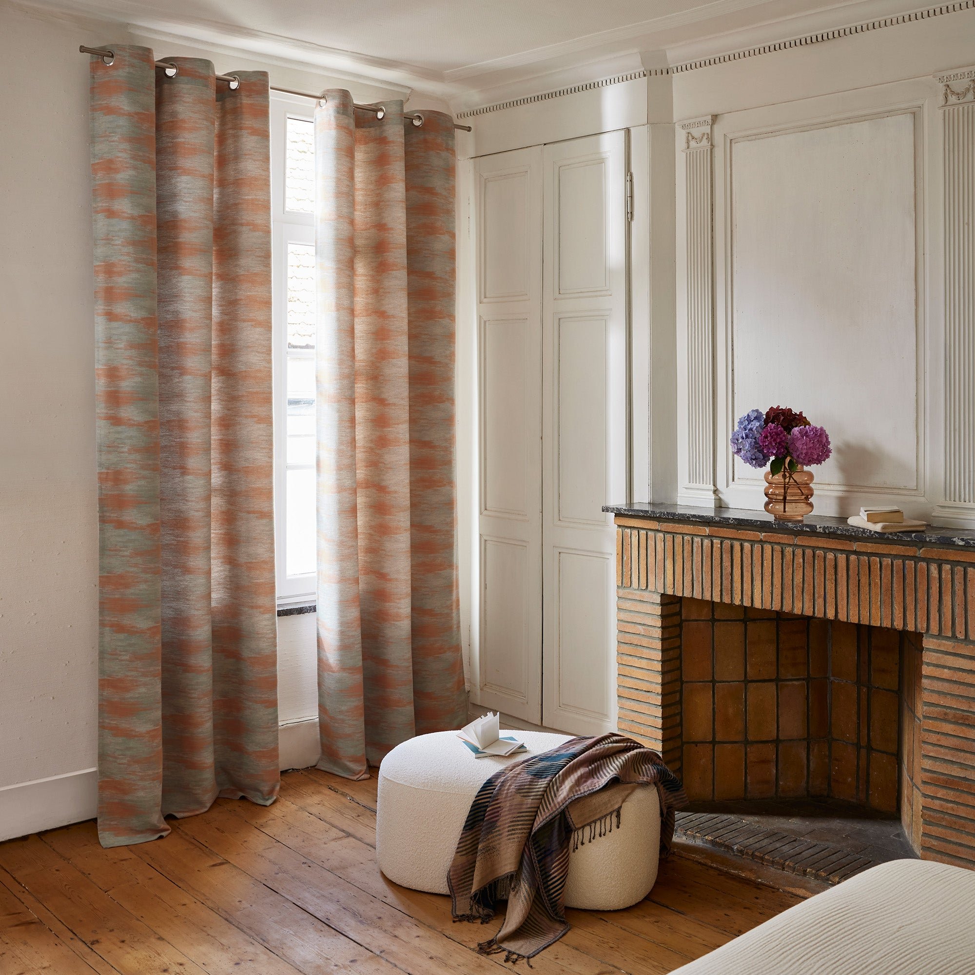 ABSTRACT - Curtain with eyelets MADURA Multicolored