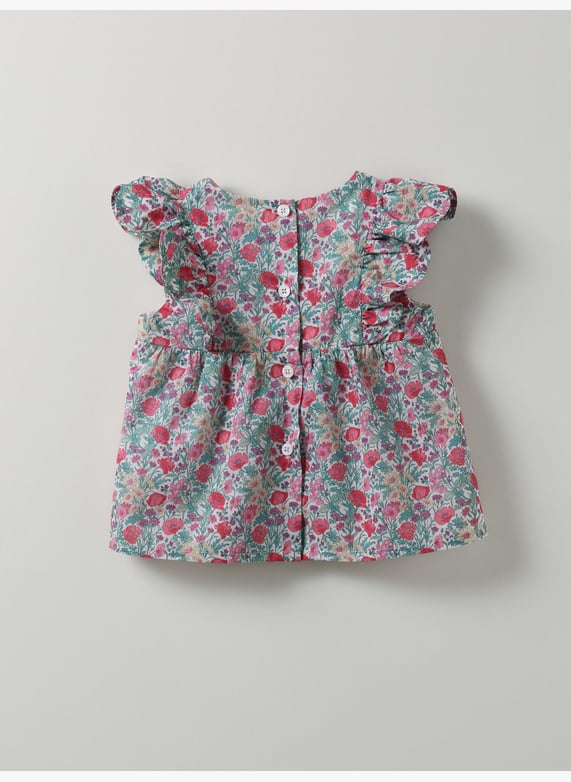 Liberty fabric blouse Liberty florence may rose Cyrillus Child