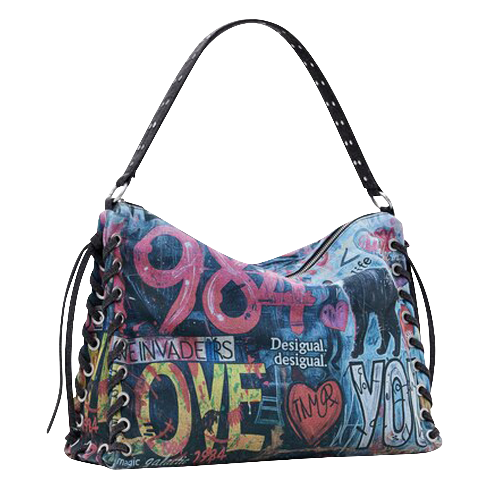Sac porté épaule imprimé DESIGUAL Multicolore