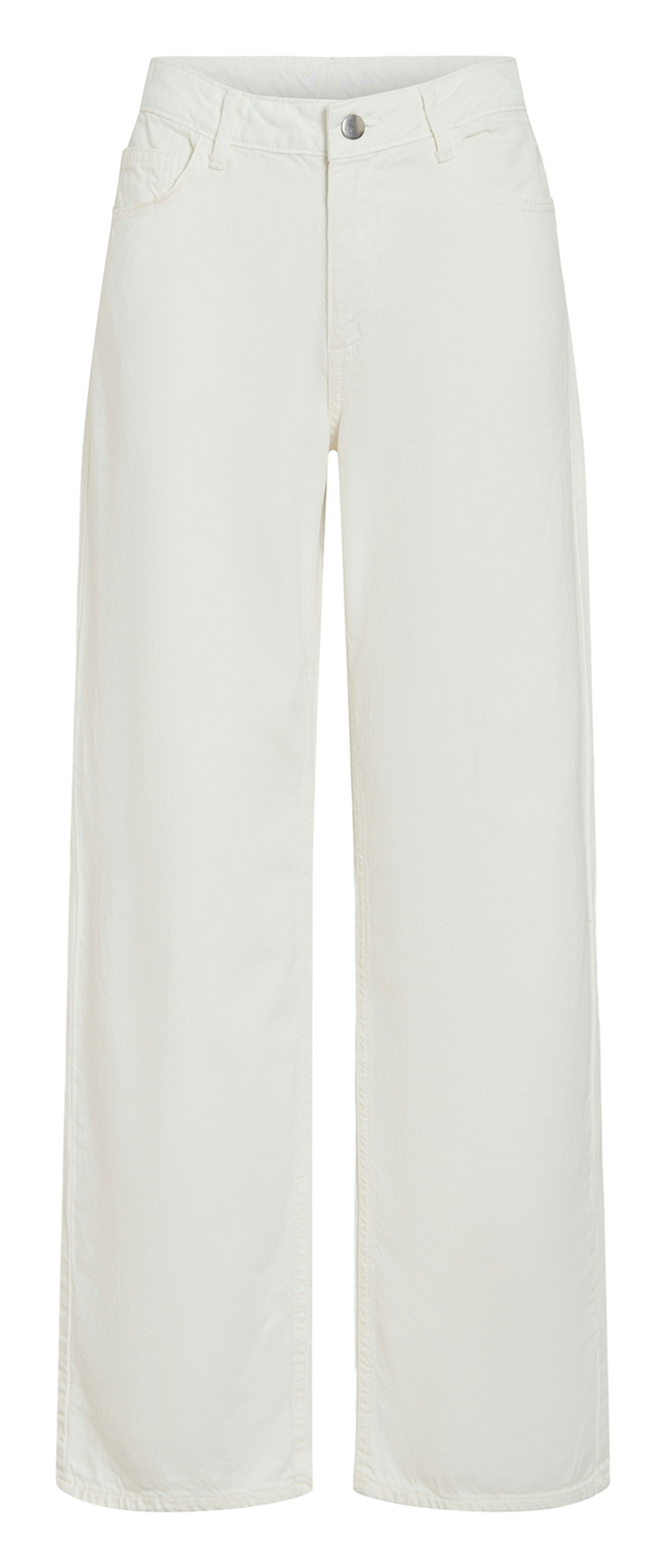 Jeans met hoge taille VILA Wit