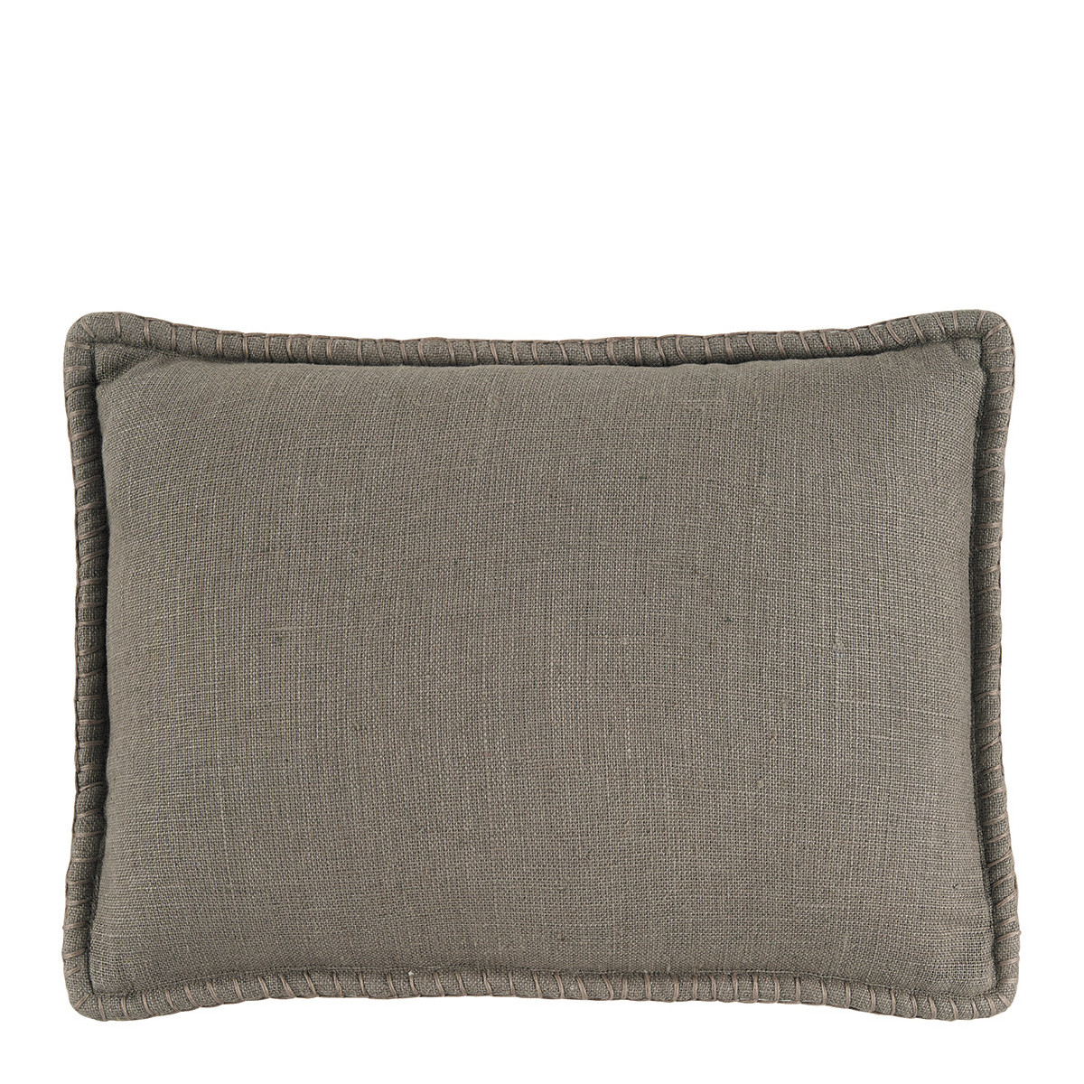 Linen cushion BLANC D'IVOIRE Grey