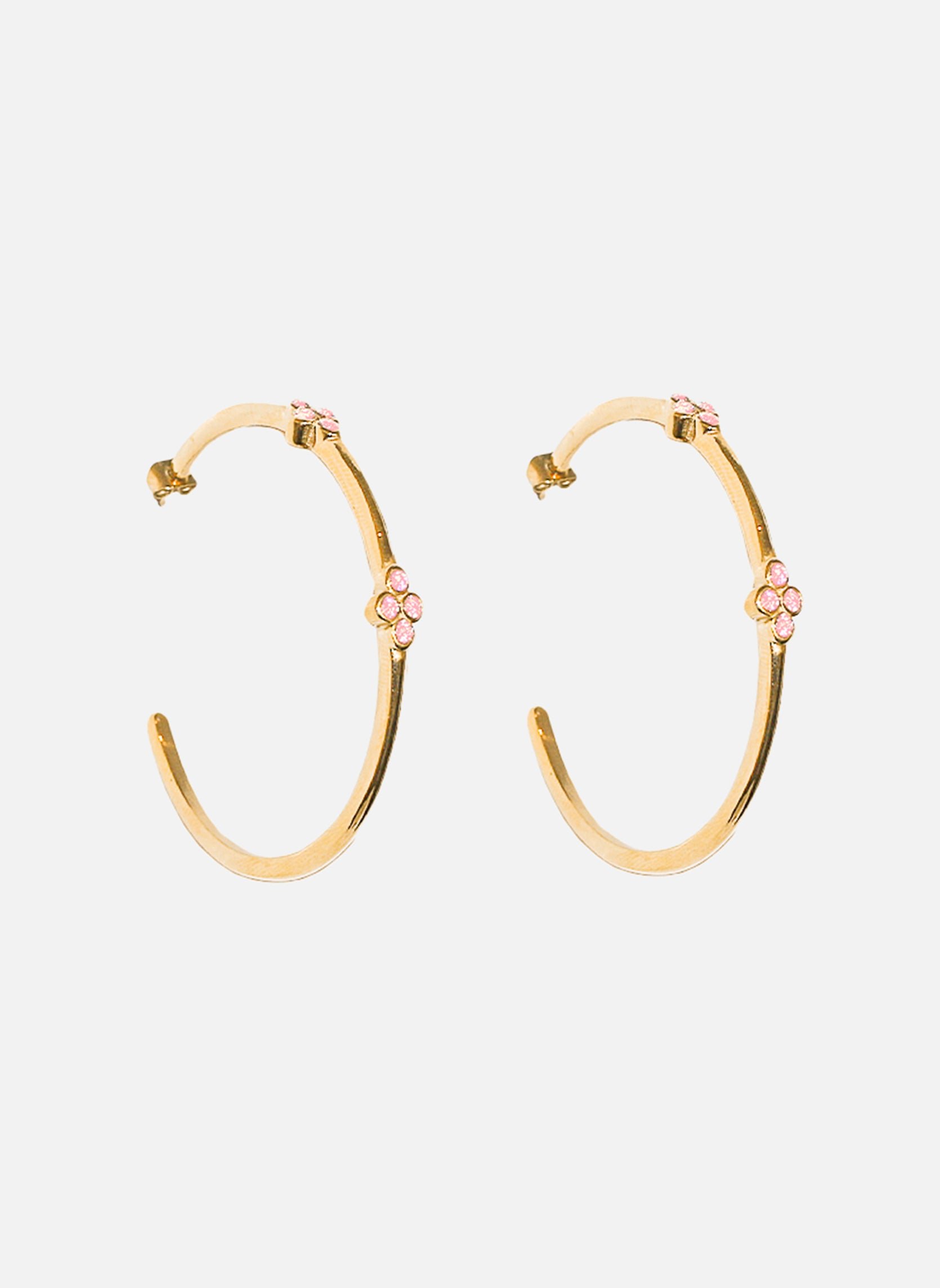 Neptune Hoop Earrings AEC Paris Pink