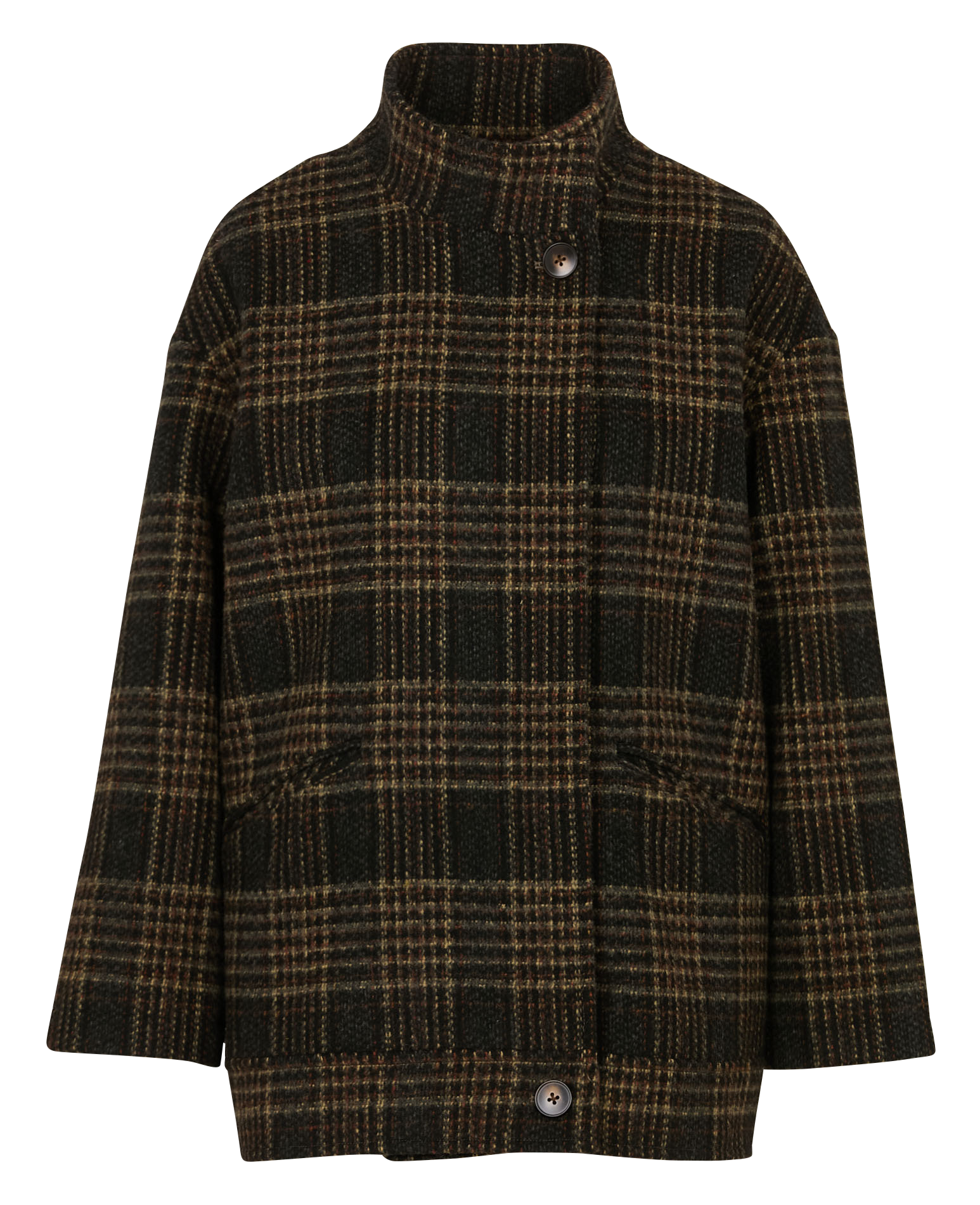 Manteau oversize imprimé NICE THINGS Gris