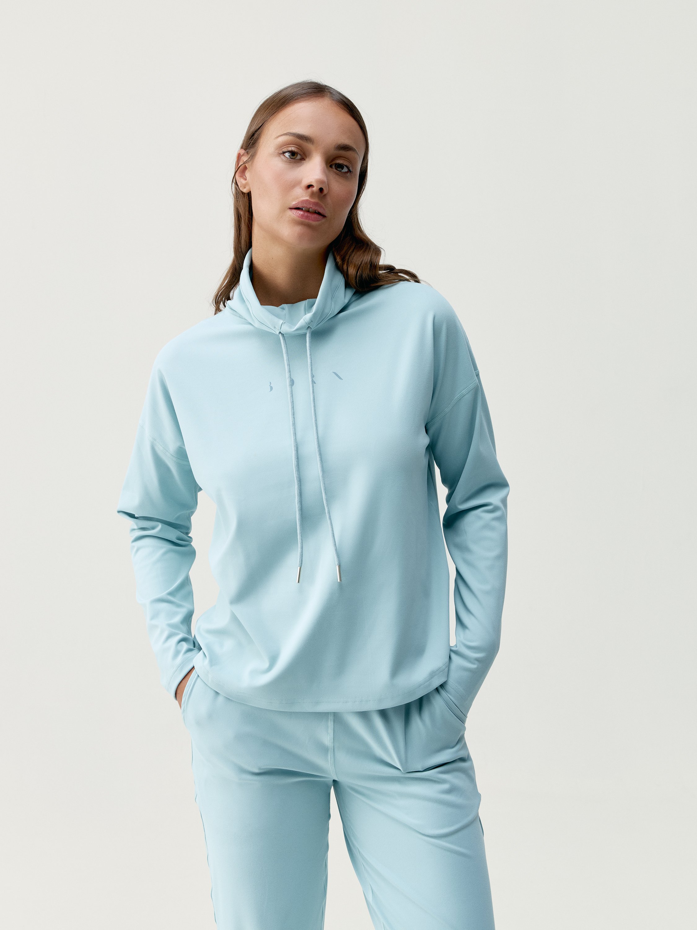 Comfortable sports sweatshirt BORN LIVING YOGA Blue
