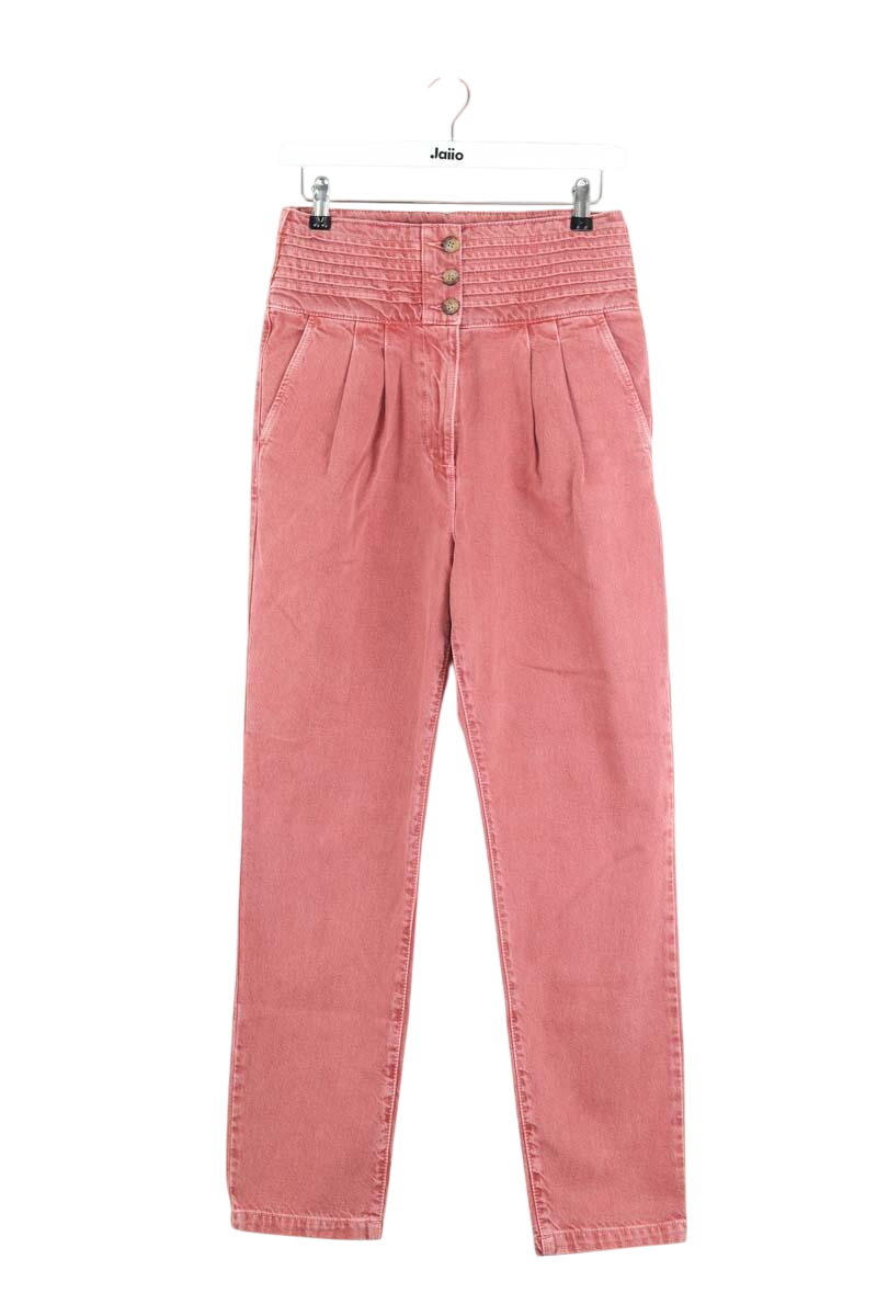 Jean en coton SEZANE - Seconde main Rose
