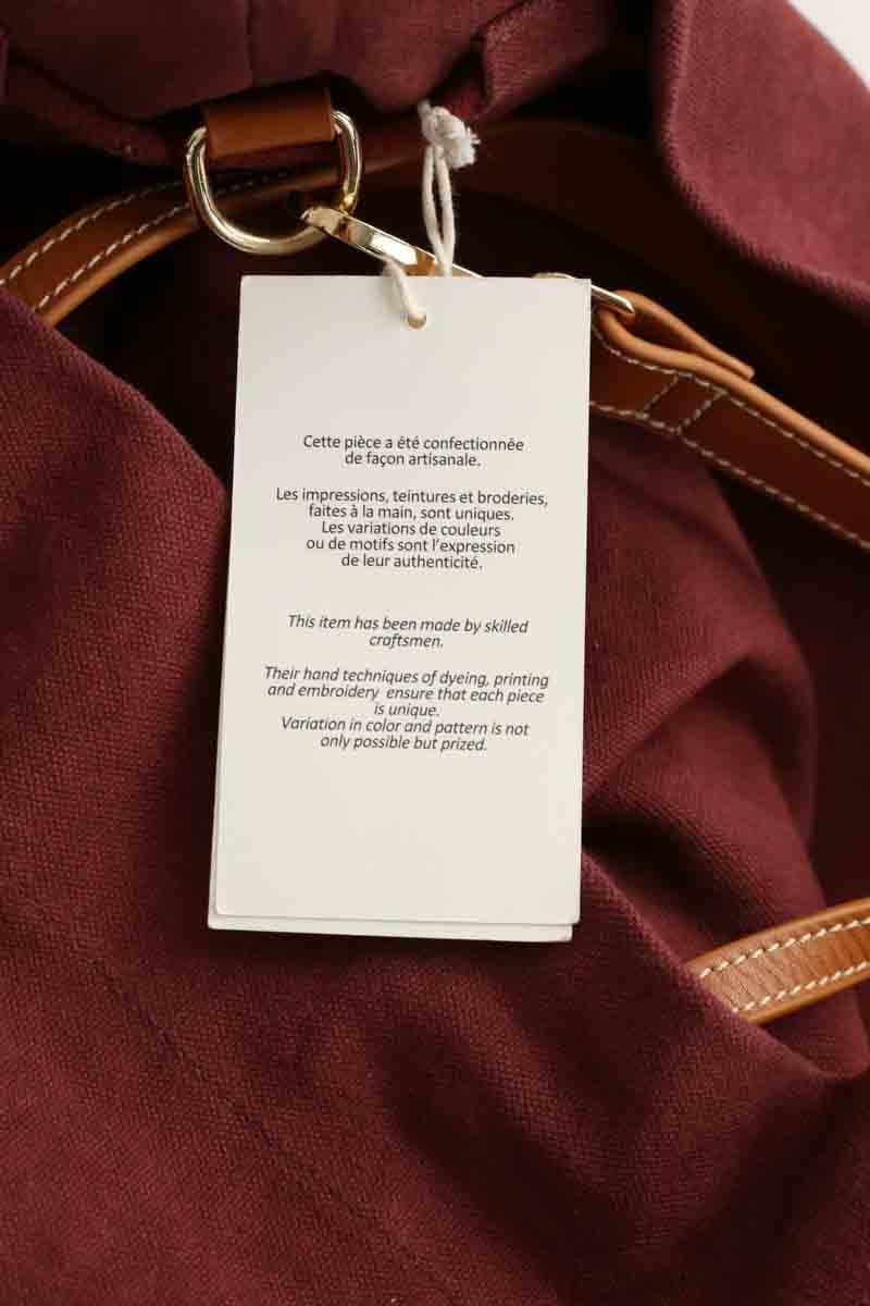 Cotton travel bag ANTIK BATIK - Seconde Main Red