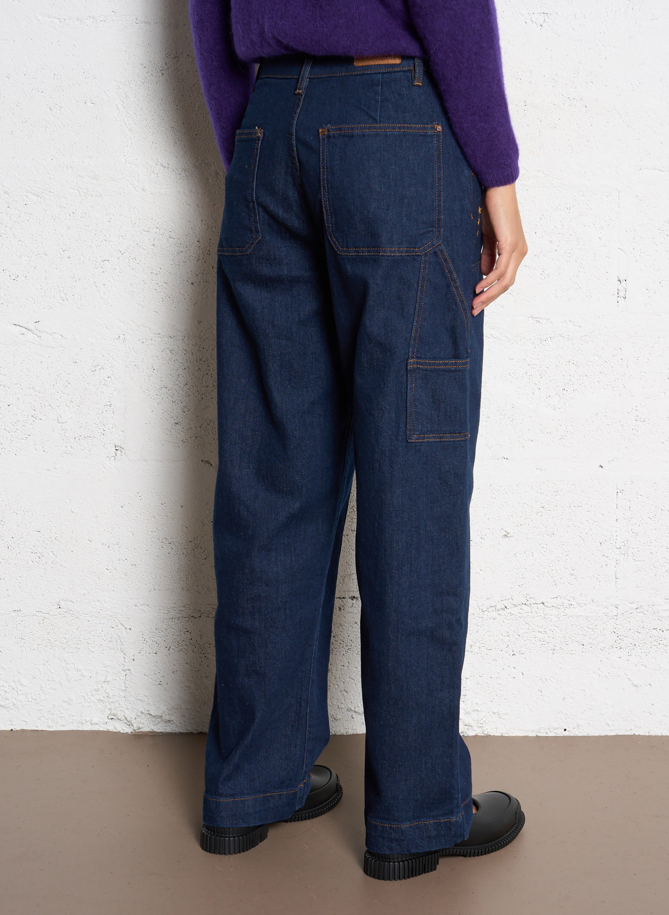 Cotton-blend baggy jeans SUD EXPRESS Blue