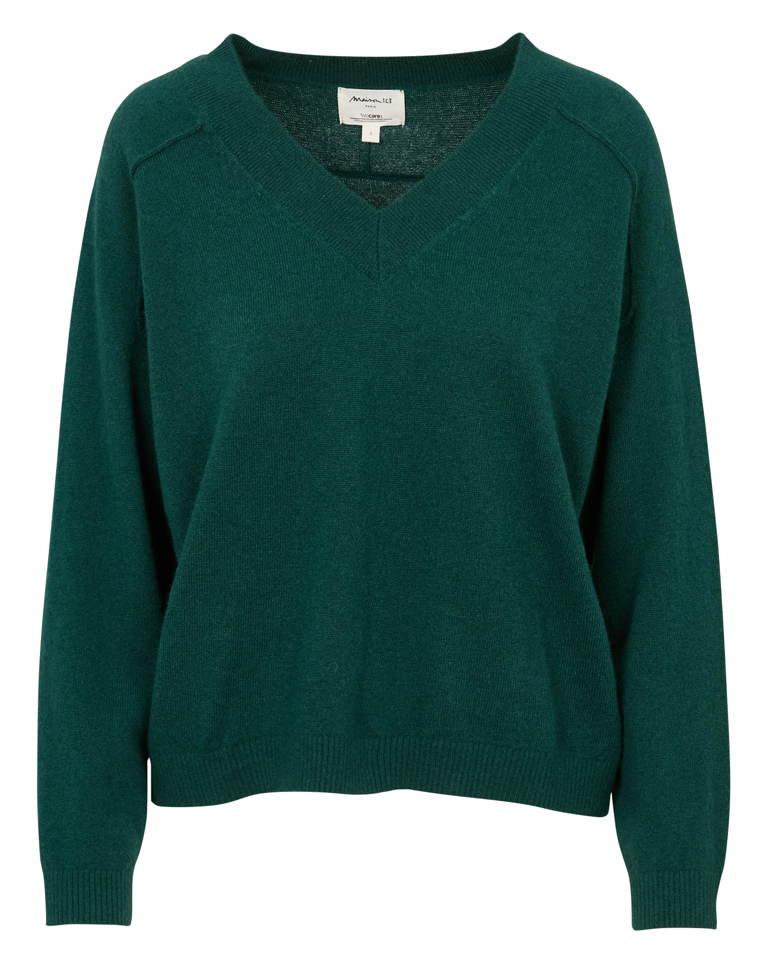 Oversized cashmere sweater MAISON 123 Green