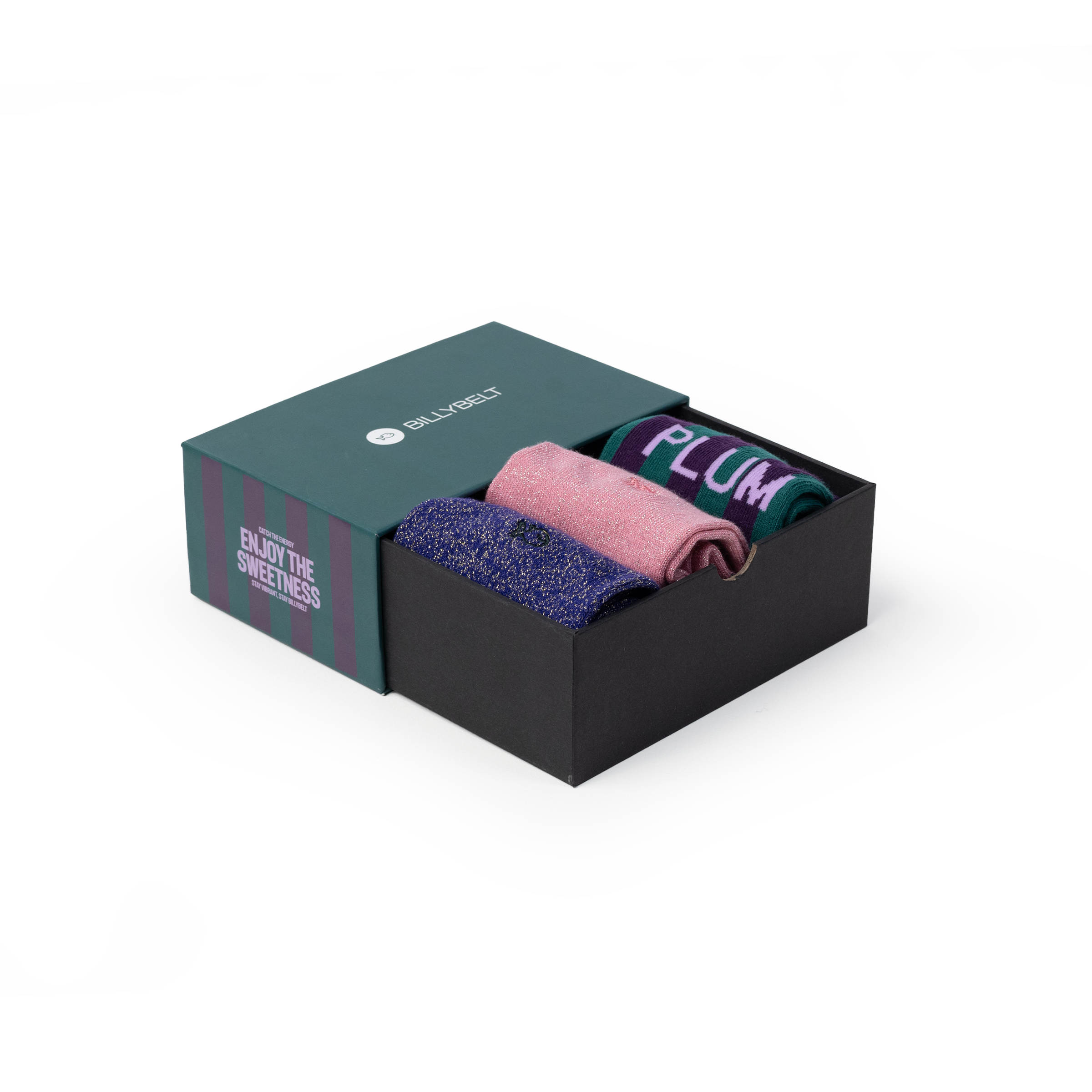 Set of 3 socks BILLYBELT Green