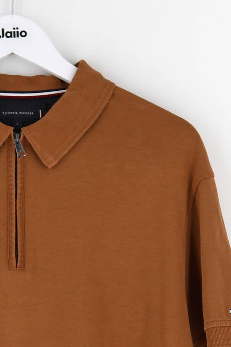 Polo shirt TOMMY HILFIGER - SECONDE MAIN Brown