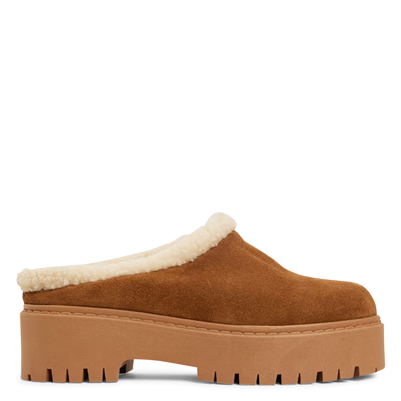 Mules with grooved leather soles JONAK Brown