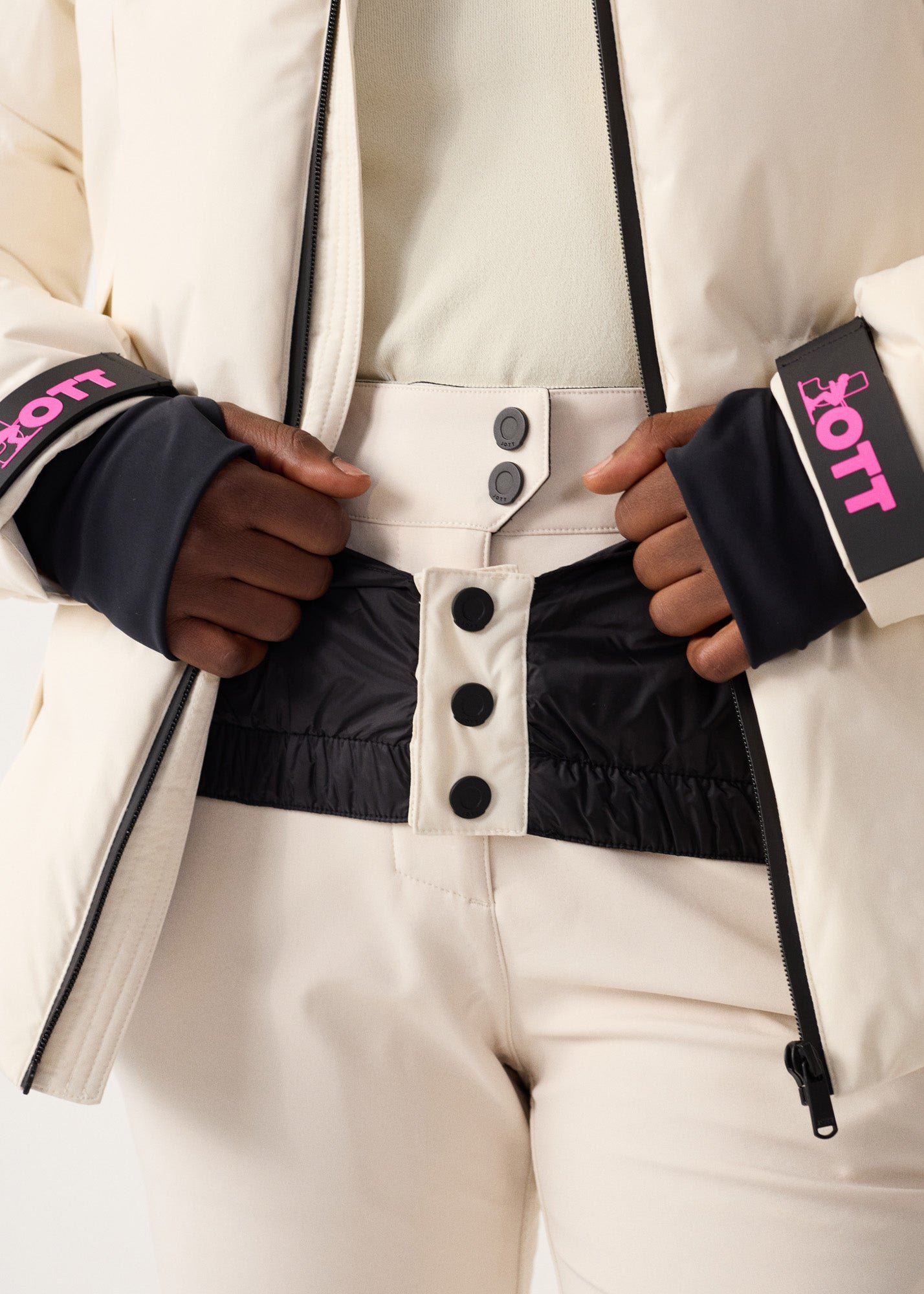 Soldanelle extreme cold ski jacket JOTT White