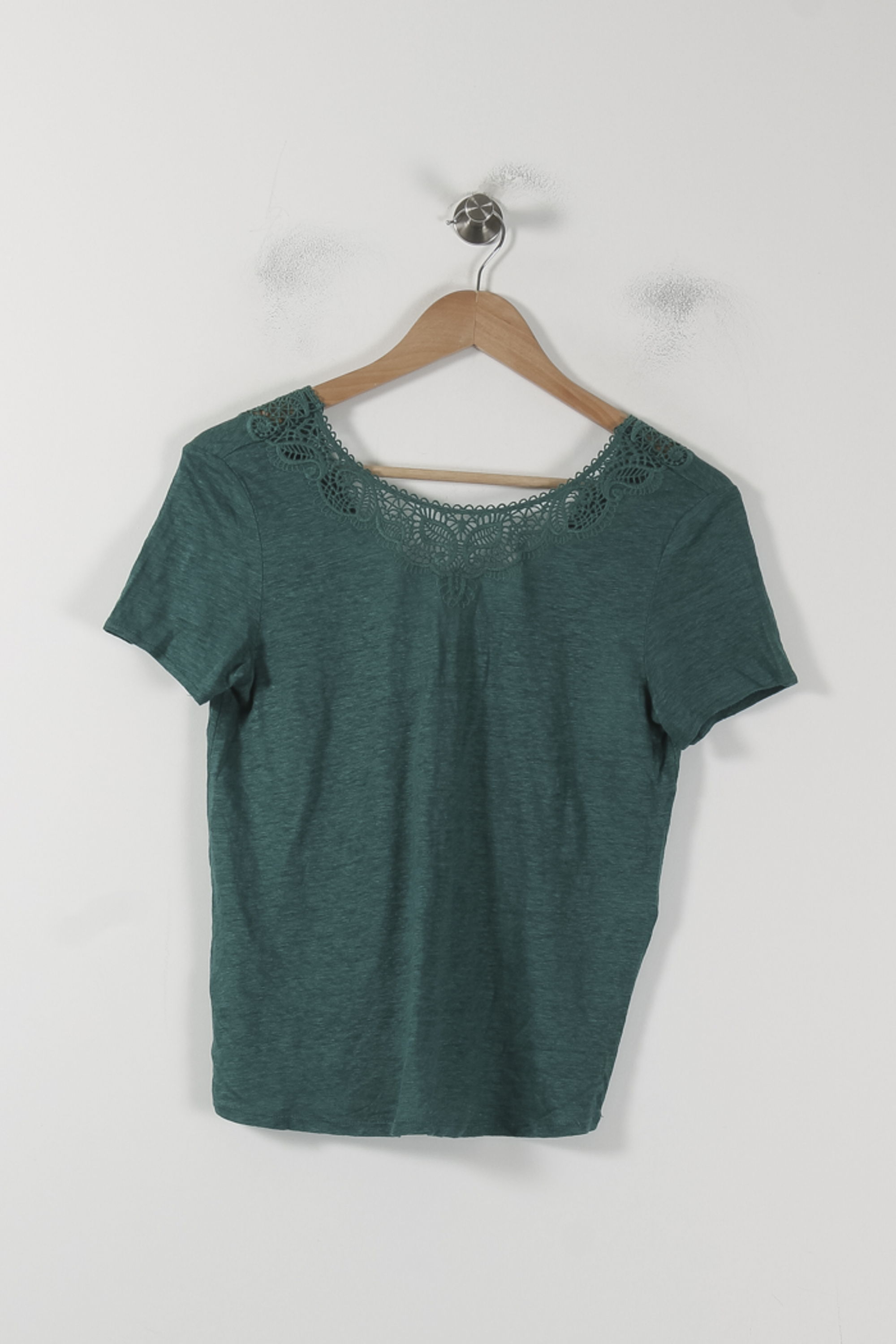 Tommy Badge T-shirt SEZANE - Seconde main Green