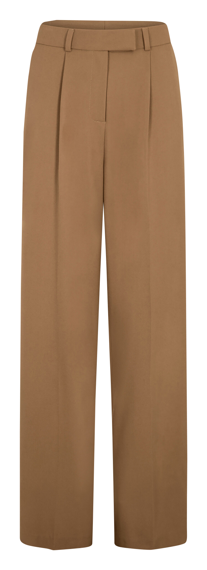 Pantalon tailleur taille haute MORGAN Marron