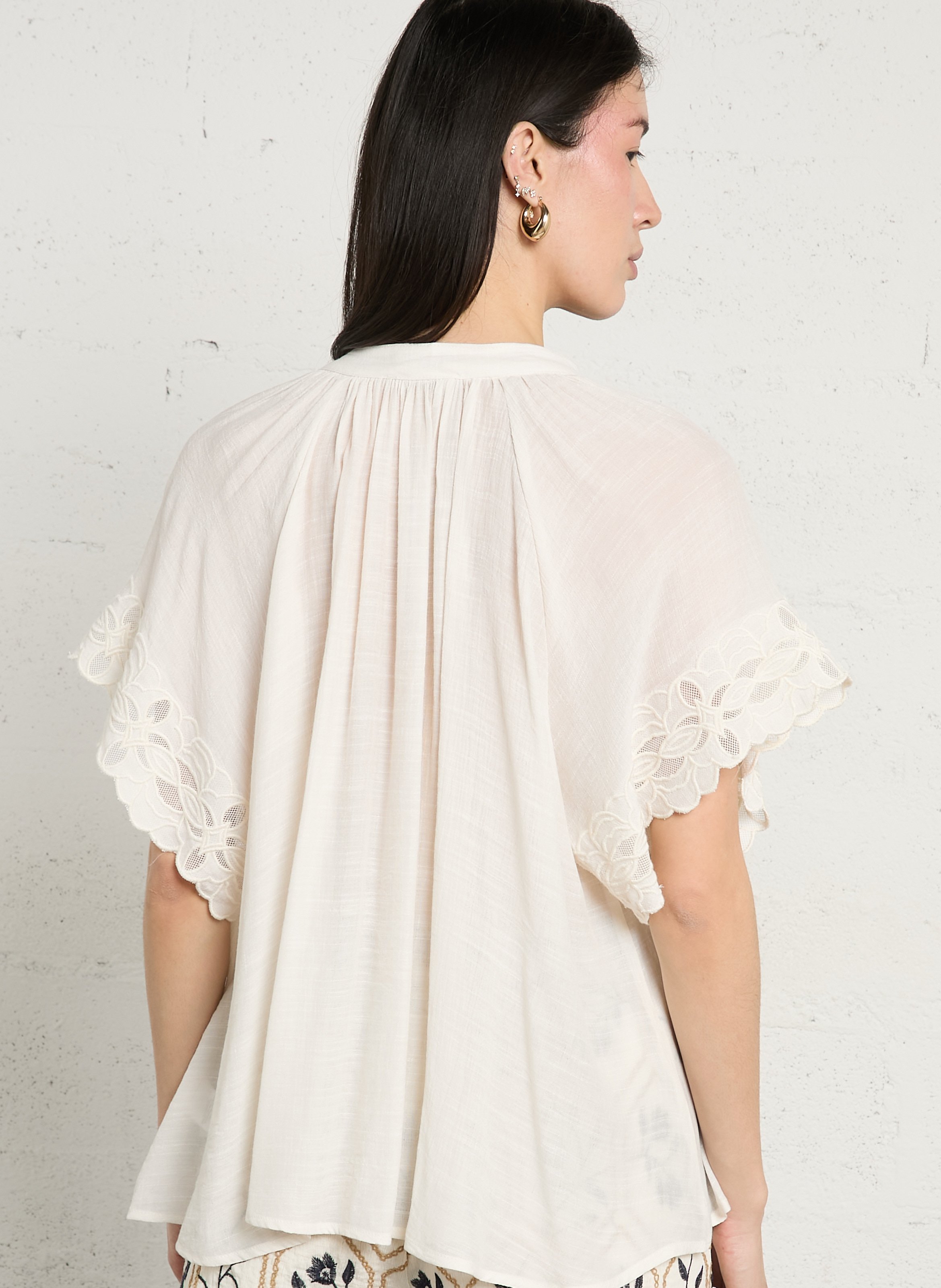 Top col tunisien SEE U SOON Blanc