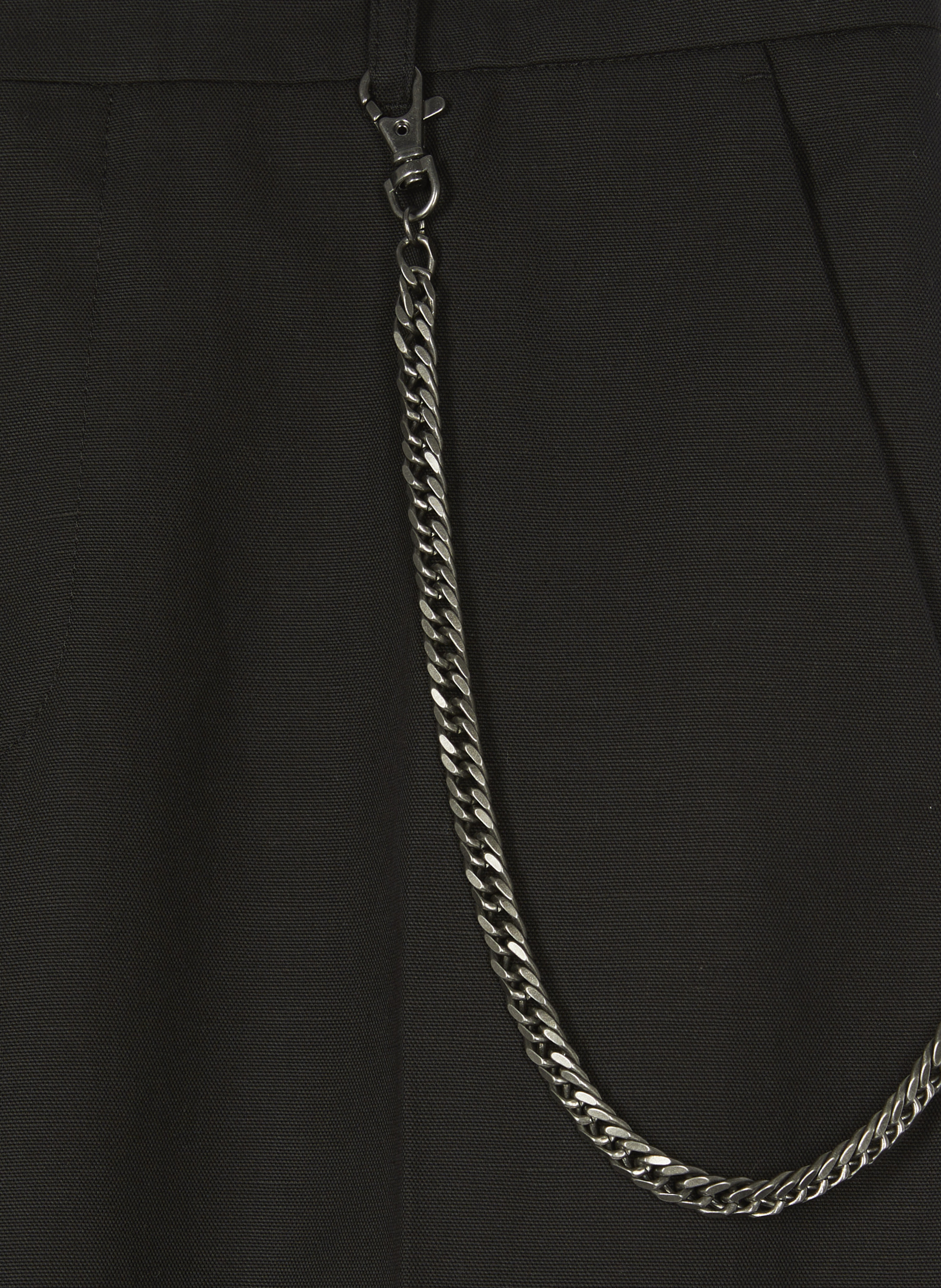 Wide-leg chain trousers THE KOOPLES Black