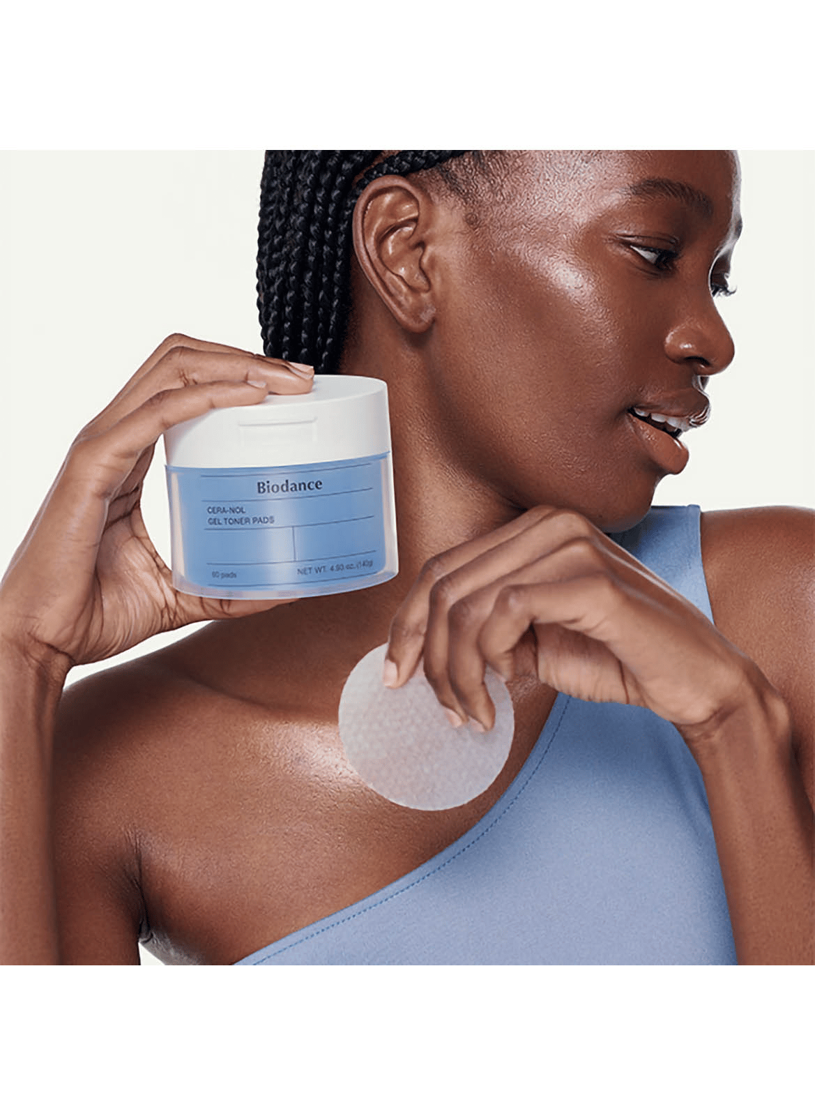 HYDRATING CLEANSING DISKS WITH CERA-NOL - 60 pcs BIODANCE No color